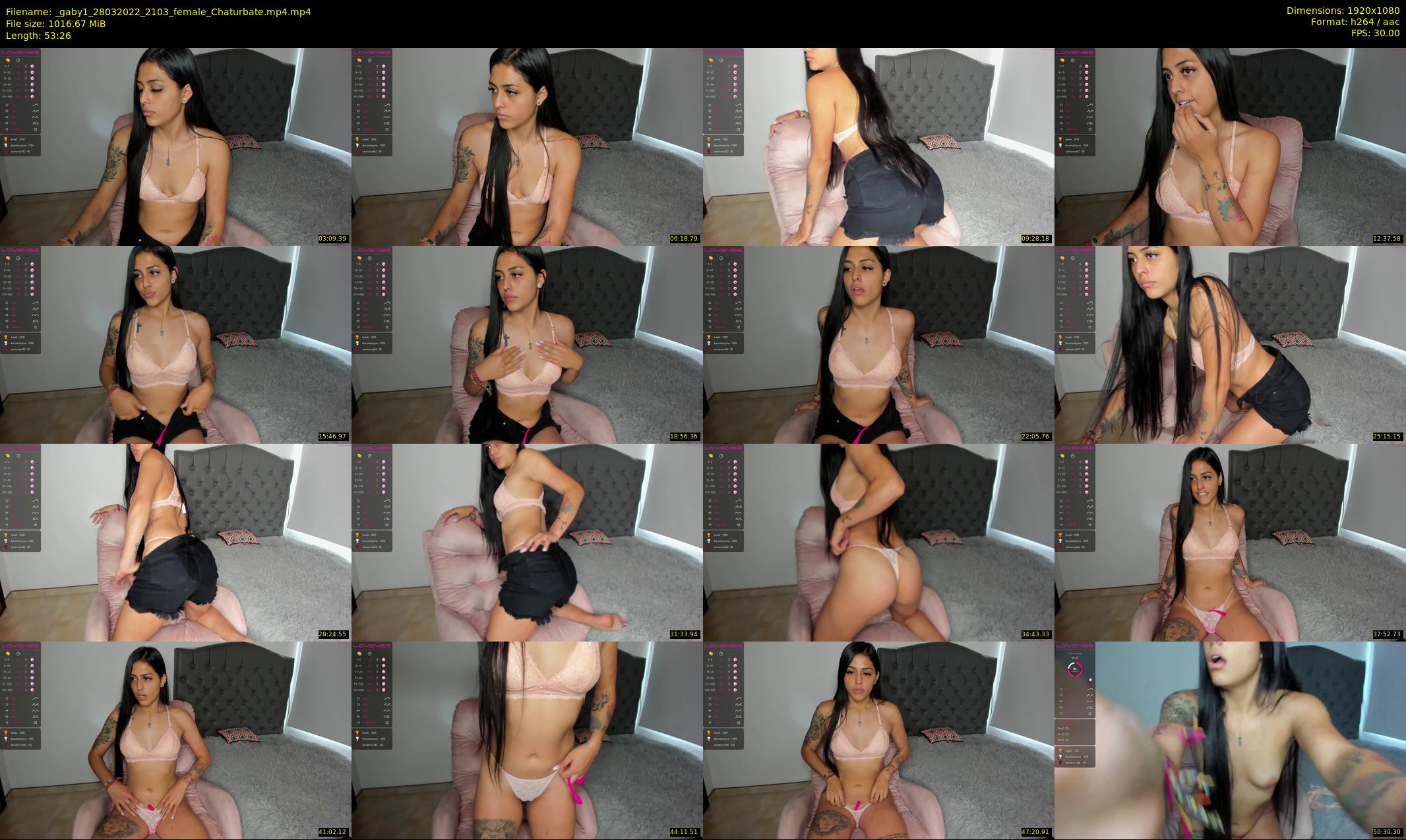 _gaby1 — 54 minute Chaturbate female cam show recording, 1080p, Mar 28, 2022