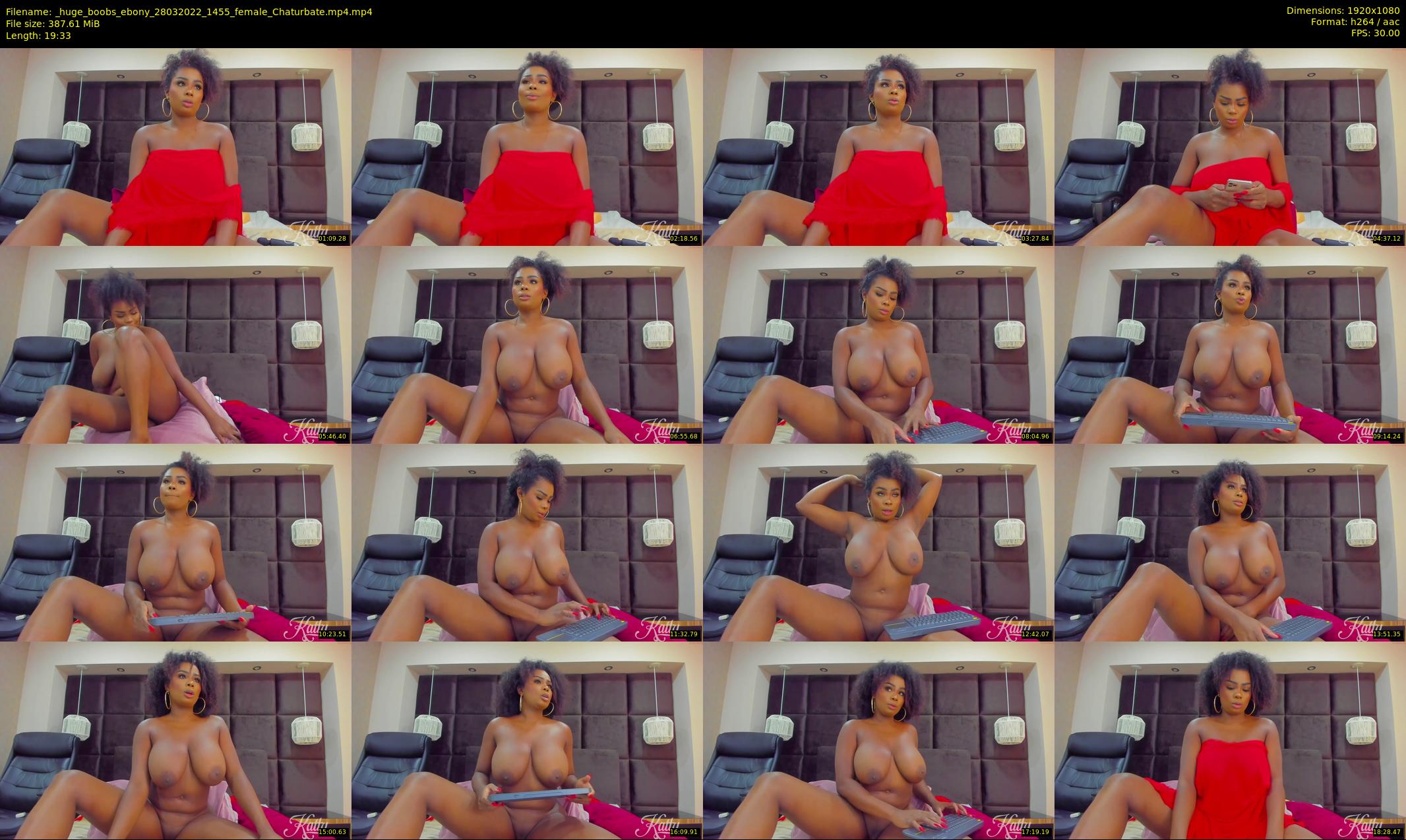 _huge_boobs_ebony — 20 minute Chaturbate female cam show recording, 1080p, Mar 28, 2022