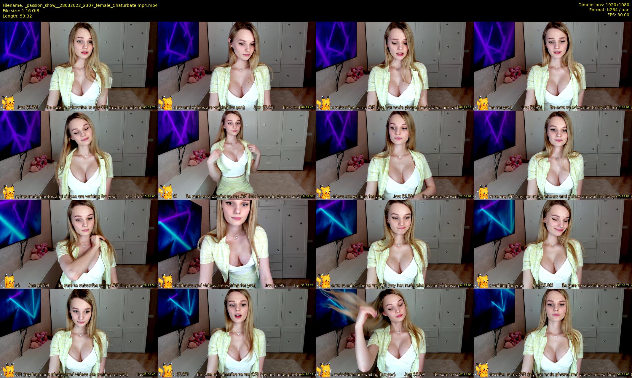 _passion_show_ — 54 minute Chaturbate couple cam show recording, 1080p, Mar 28, 2022