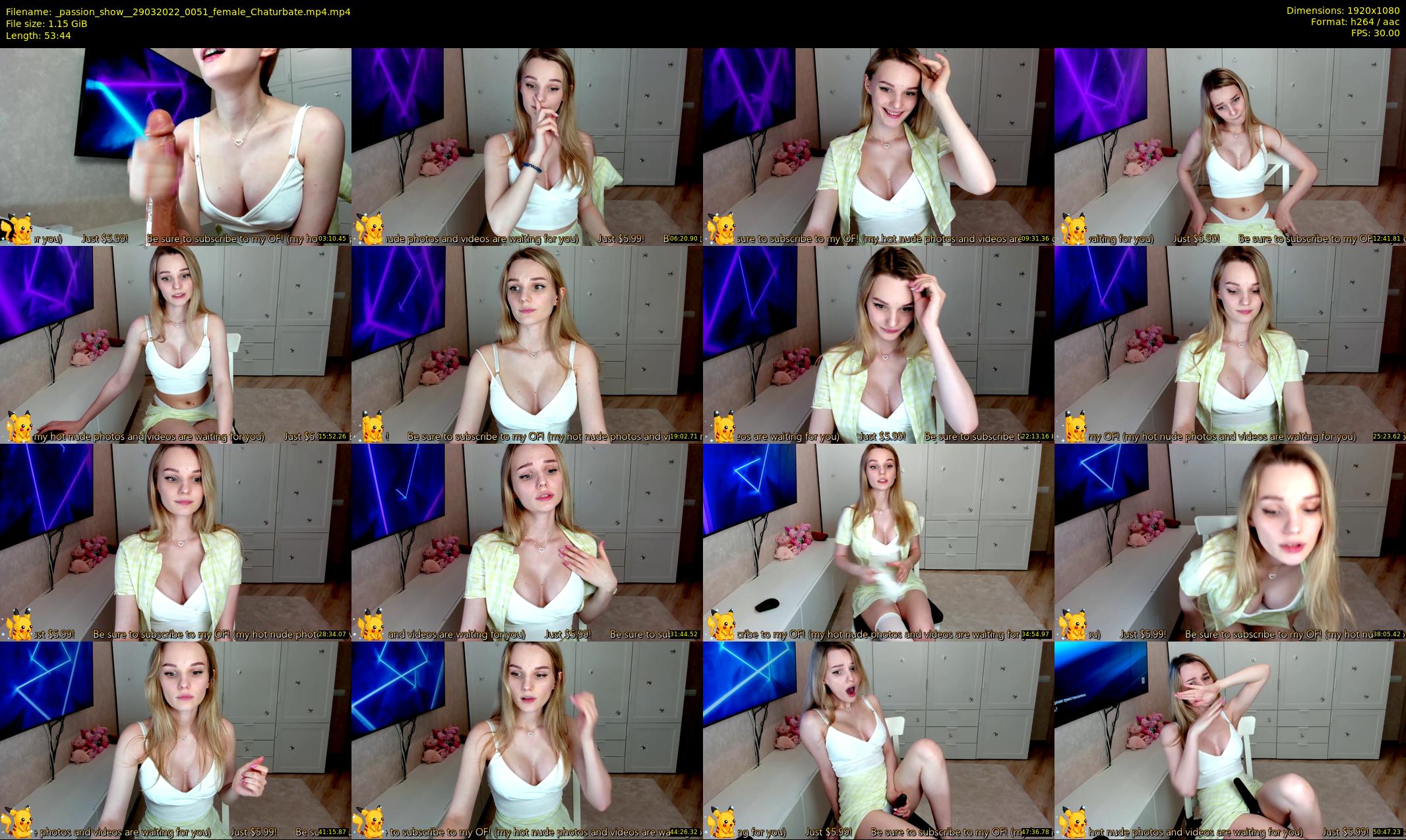 _passion_show_ — 54 minute Chaturbate couple cam show recording, 1080p, Mar 29, 2022