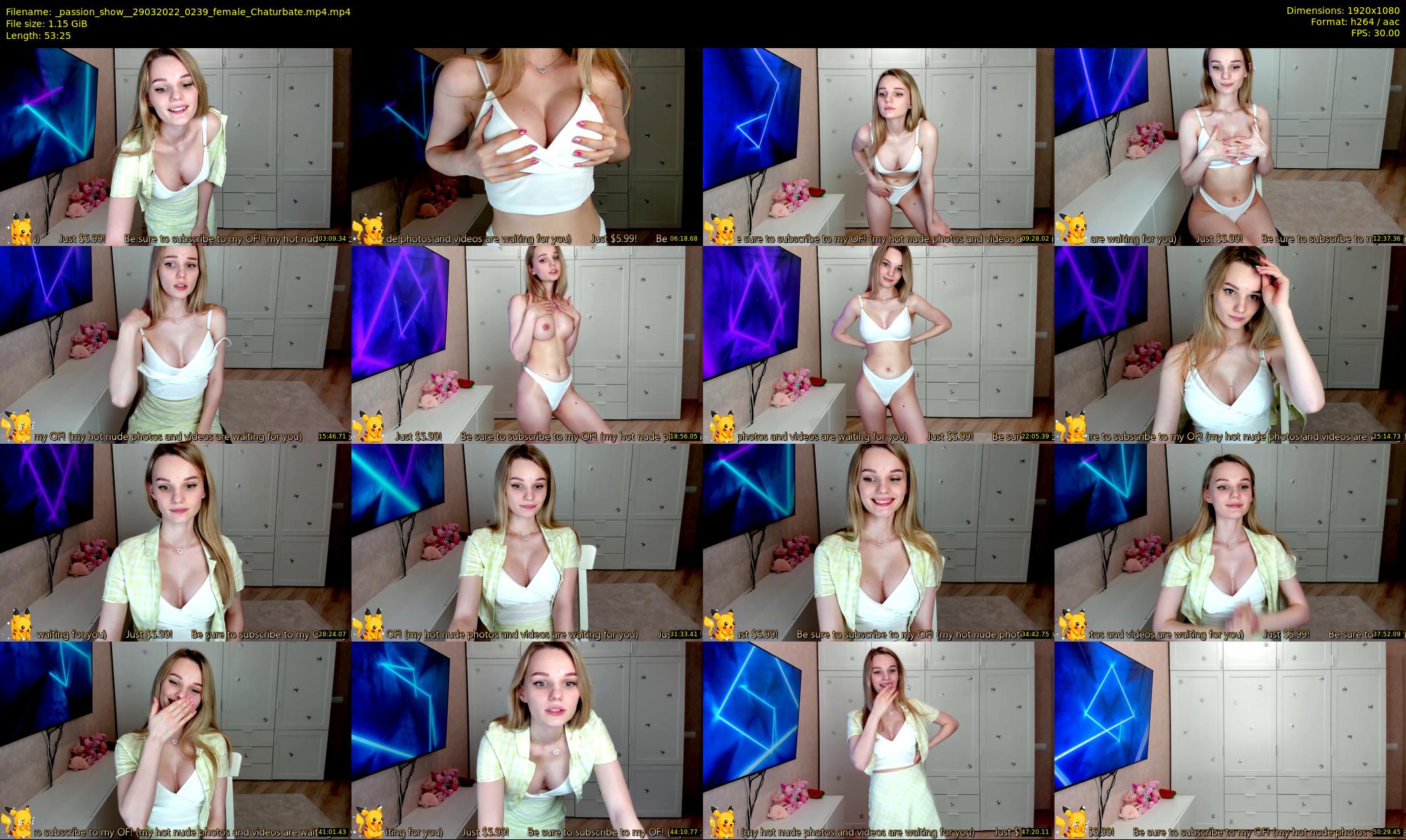 _passion_show_ — 54 minute Chaturbate couple cam show recording, 1080p, Mar 29, 2022