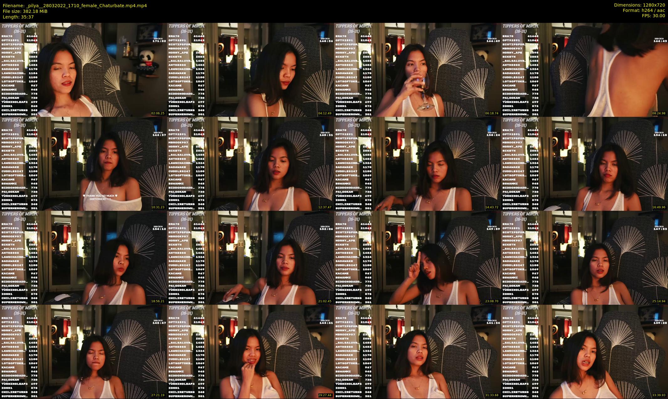 _pilya_ — 36 minute Chaturbate female cam show recording, 720p, Mar 28, 2022