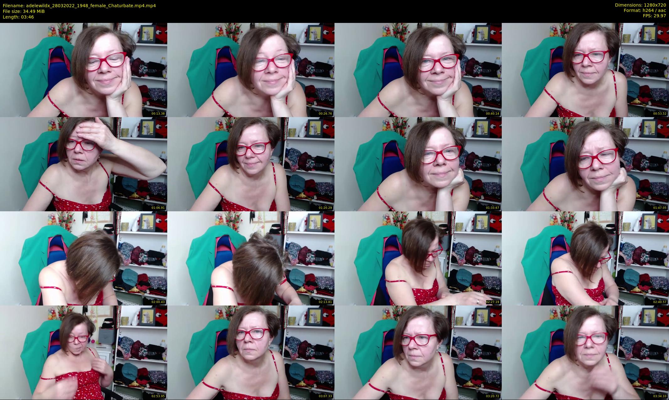 adelewildx — 4 minute Chaturbate female cam show recording, 720p, Mar 28, 2022