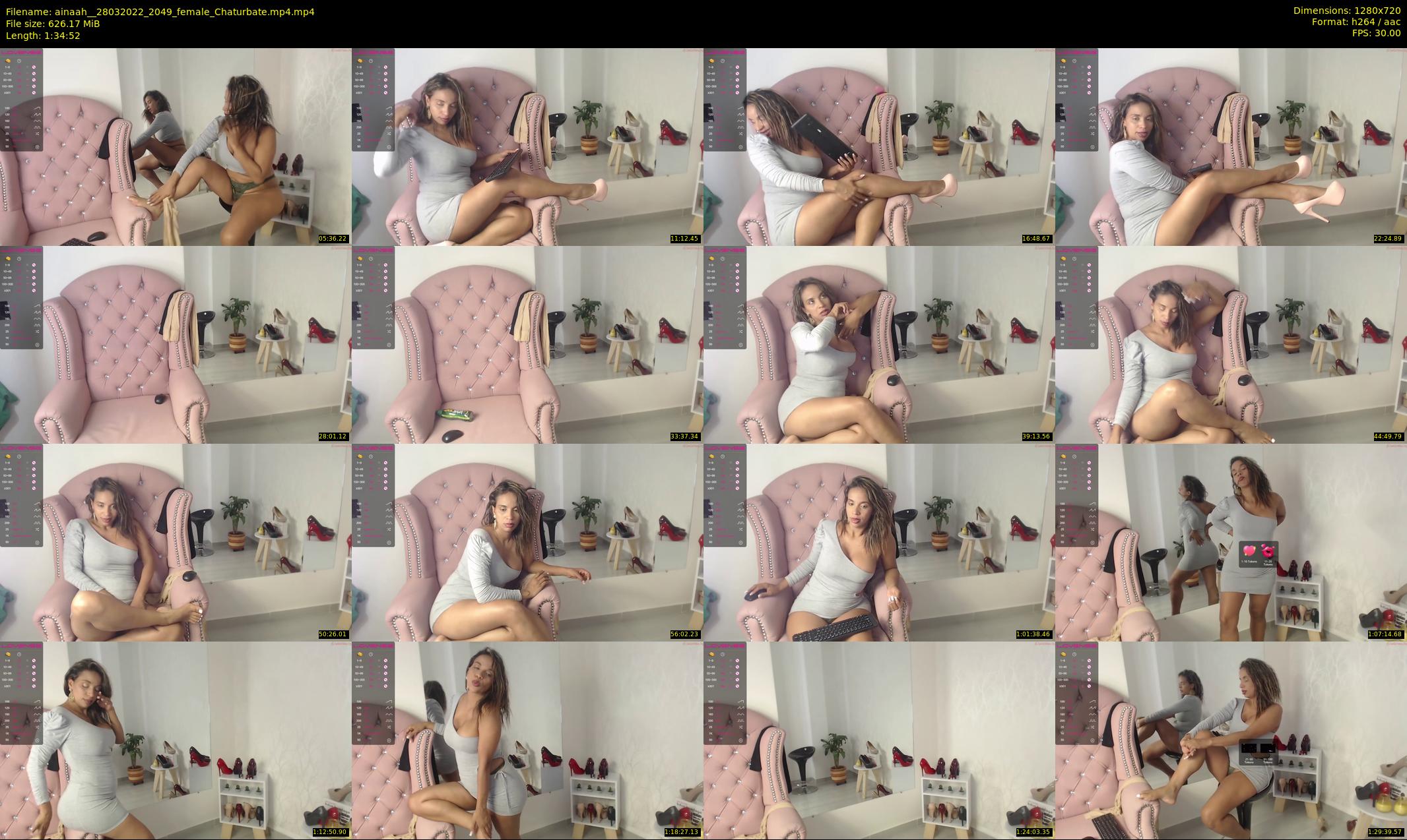 ainaah_ — 95 minute Chaturbate female cam show recording, 720p, Mar 28, 2022