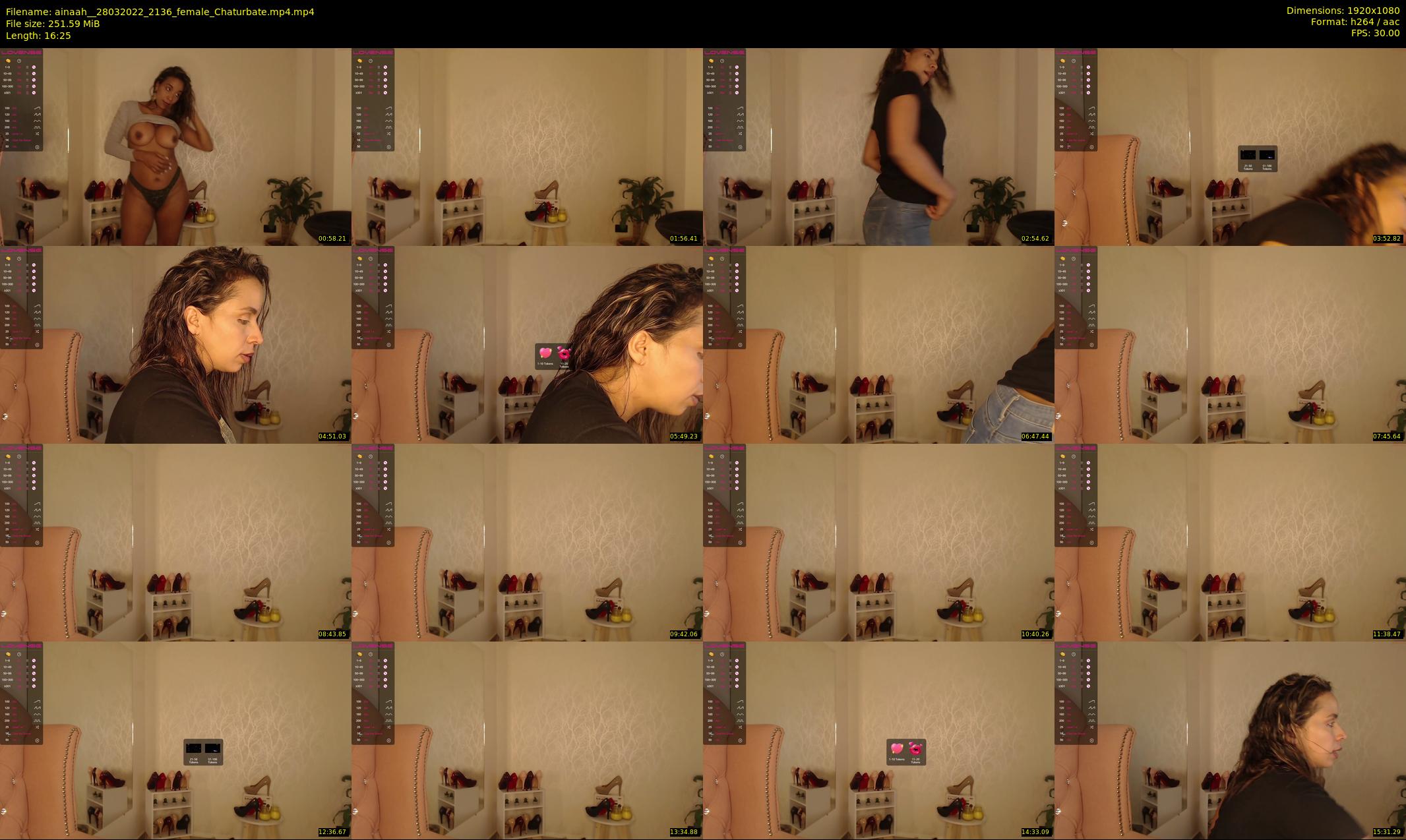 ainaah_ — 17 minute Chaturbate female cam show recording, 1080p, Mar 28, 2022