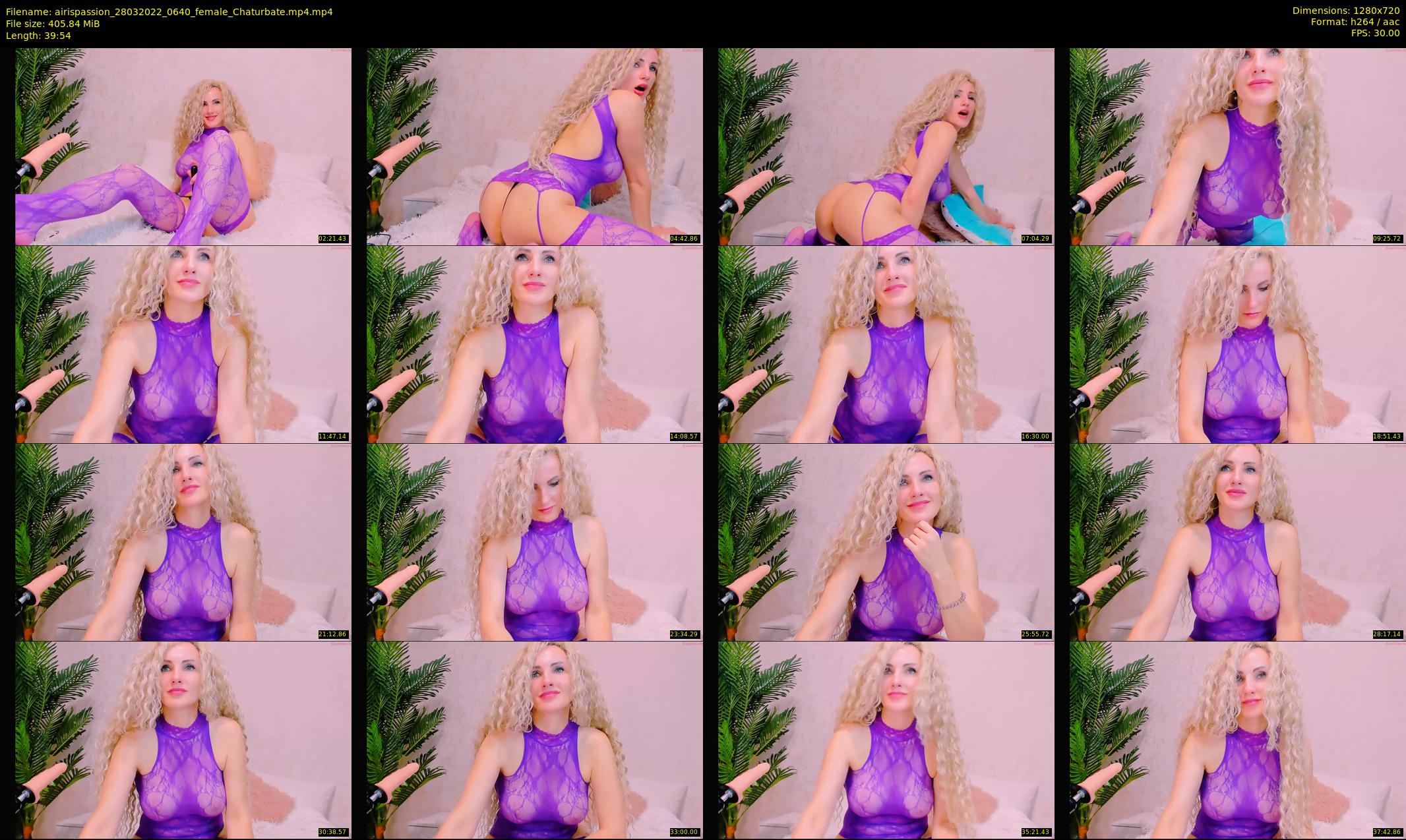 airispassion — 40 minute Chaturbate female cam show recording, 720p, Mar 28, 2022