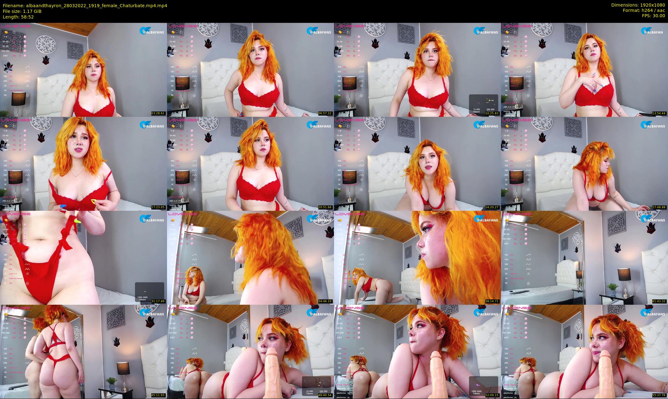 albaandthayron — 59 minute Chaturbate couple cam show recording, 1080p, Mar 28, 2022