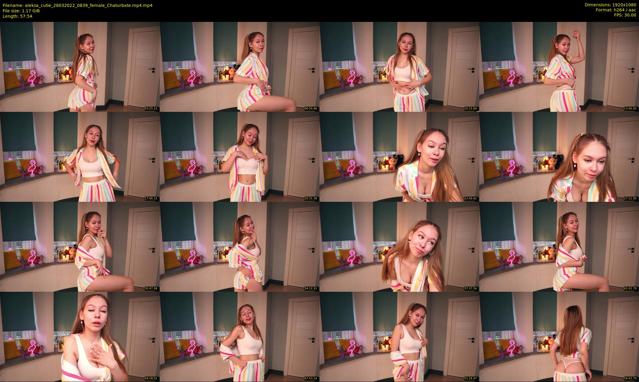aleksa_cutie — 58 minute Chaturbate female cam show recording, 1080p, Mar 28, 2022