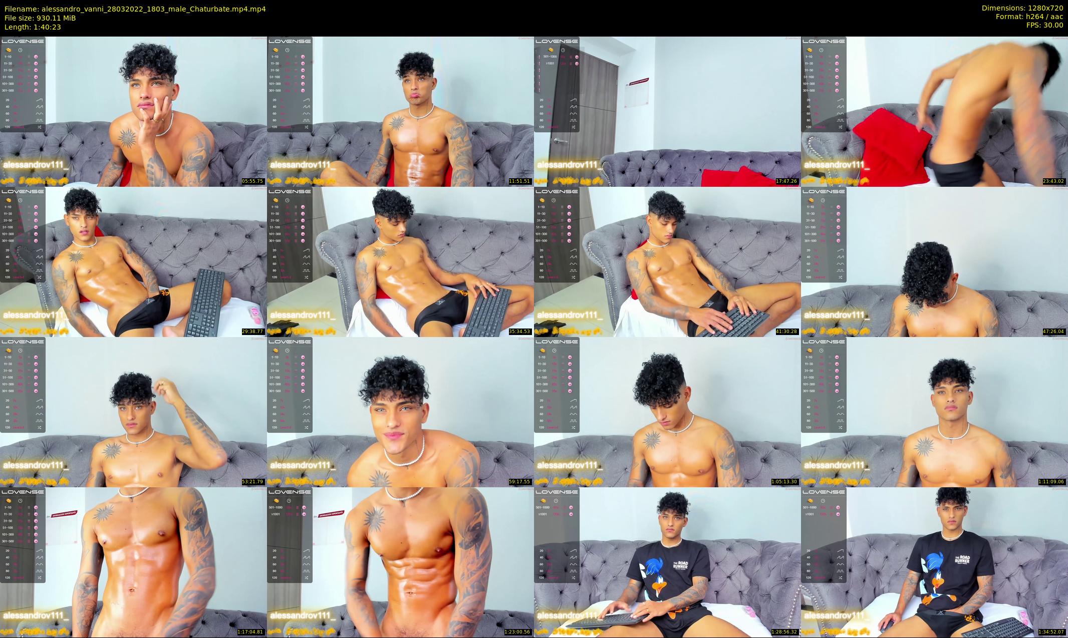 alessandro_vanni — 101 minute Chaturbate male cam show recording, 720p, Mar 28, 2022