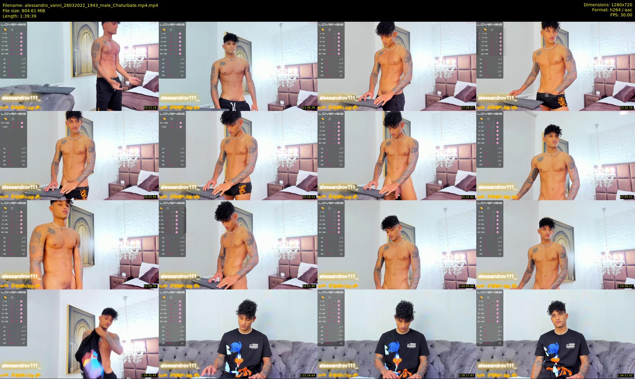 alessandro_vanni — 100 minute Chaturbate male cam show recording, 720p, Mar 28, 2022