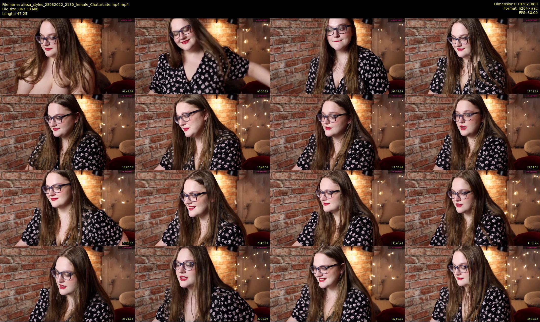 alissa_styles — 48 minute Chaturbate female cam show recording, 1080p, Mar 28, 2022