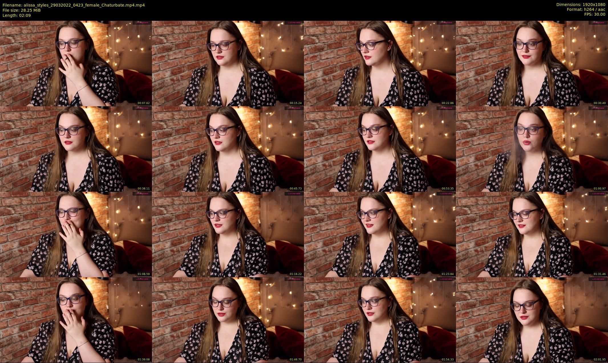 alissa_styles — 3 minute Chaturbate female cam show recording, 1080p, Mar 29, 2022