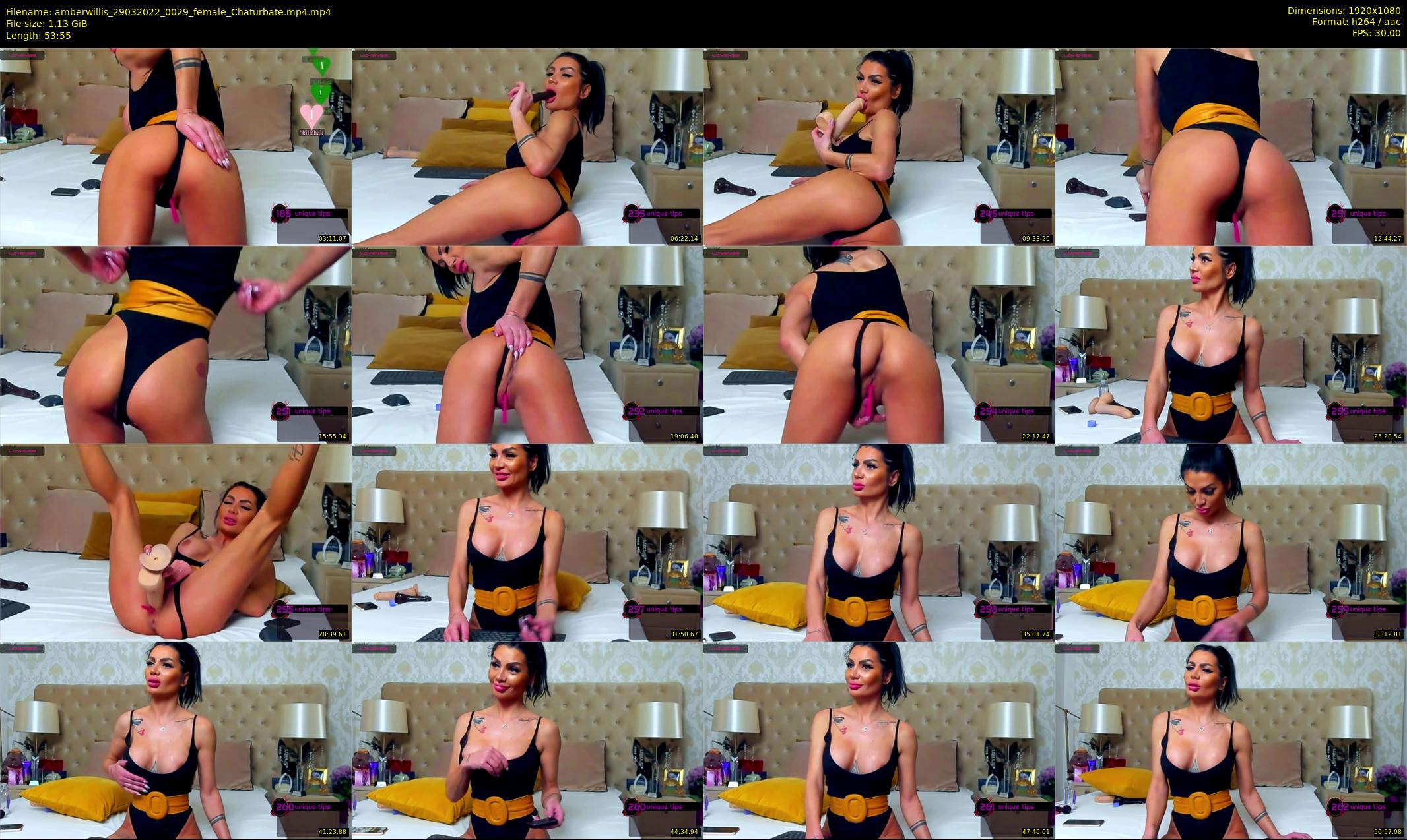 amberwillis — 54 minute Chaturbate female cam show recording, 1080p, Mar 29, 2022
