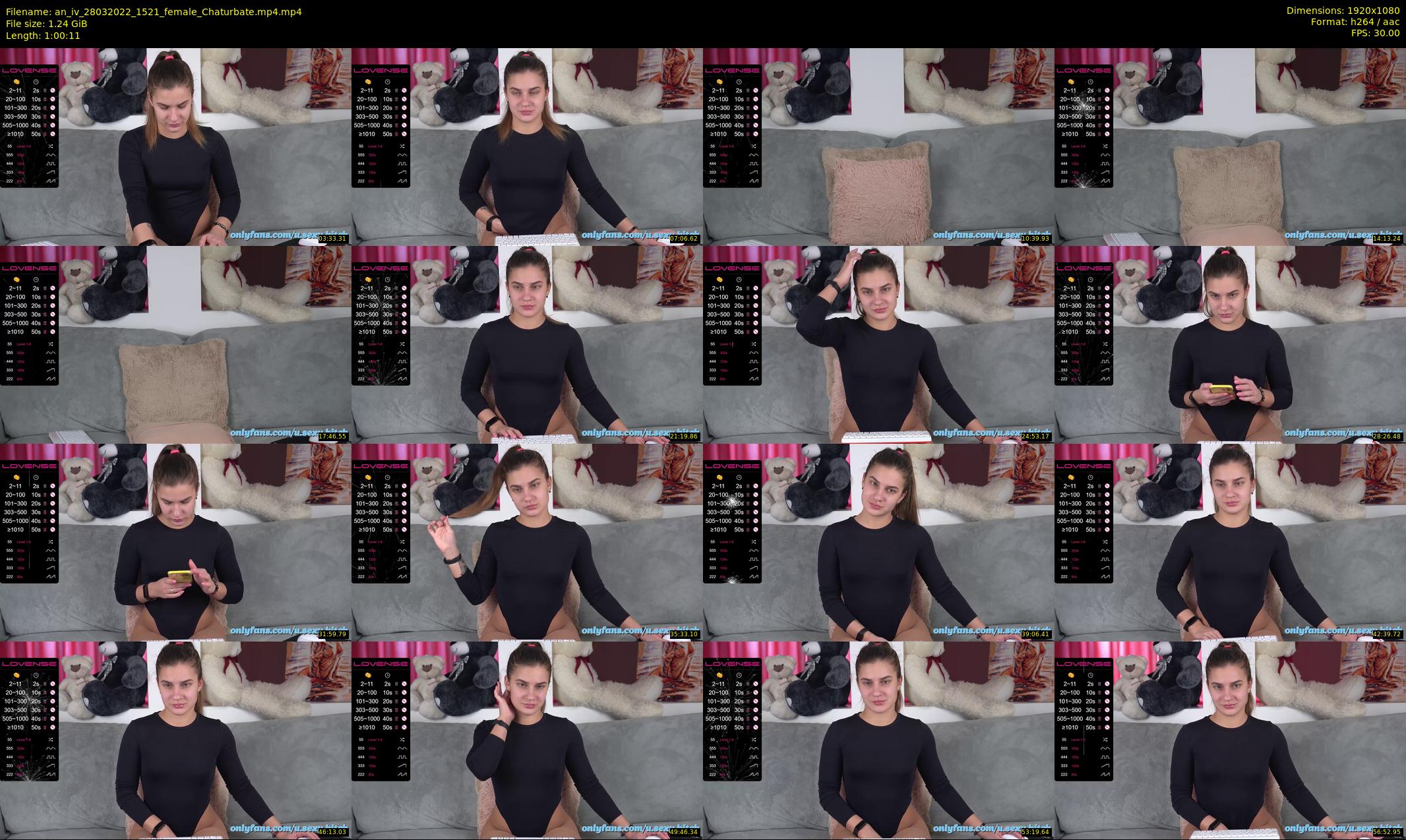 an_iv — 61 minute Chaturbate female cam show recording, 1080p, Mar 28, 2022