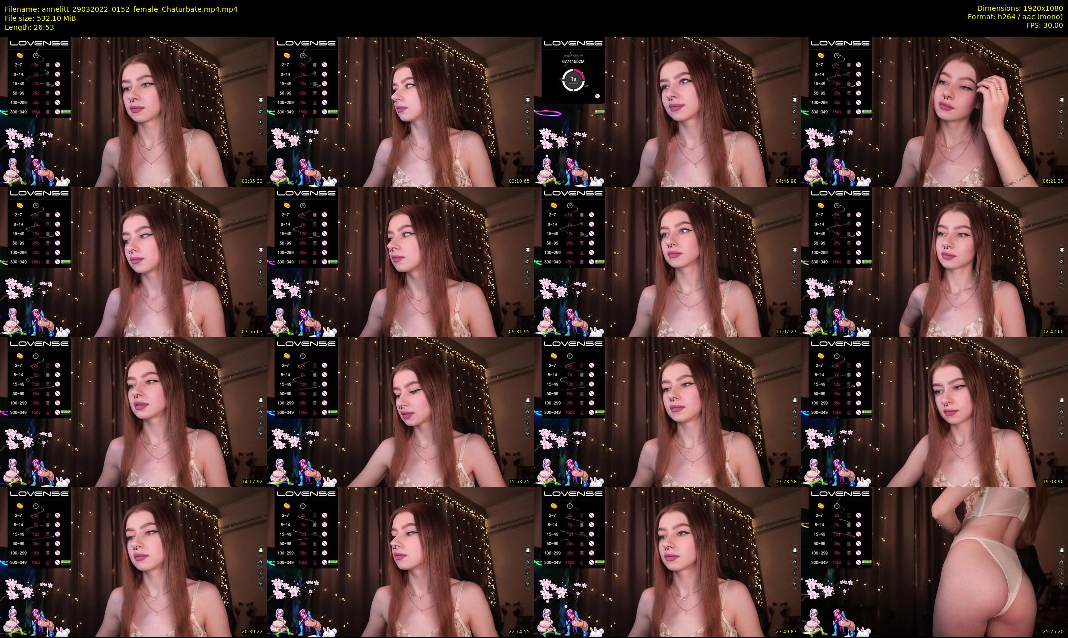 annelitt — 27 minute Chaturbate female cam show recording, 1080p, Mar 29, 2022