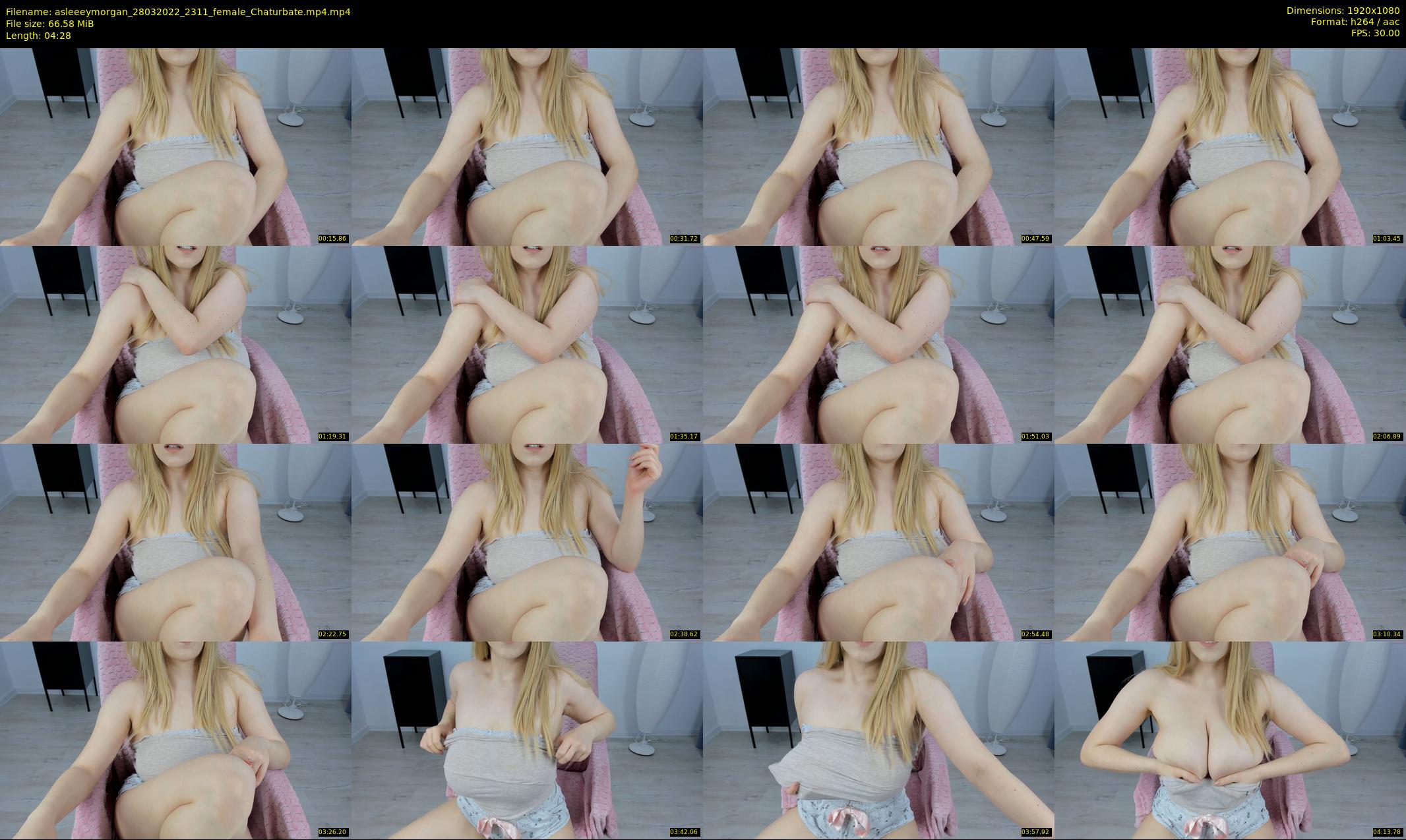 asleeeymorgan — 5 minute Chaturbate female cam show recording, 1080p, Mar 28, 2022