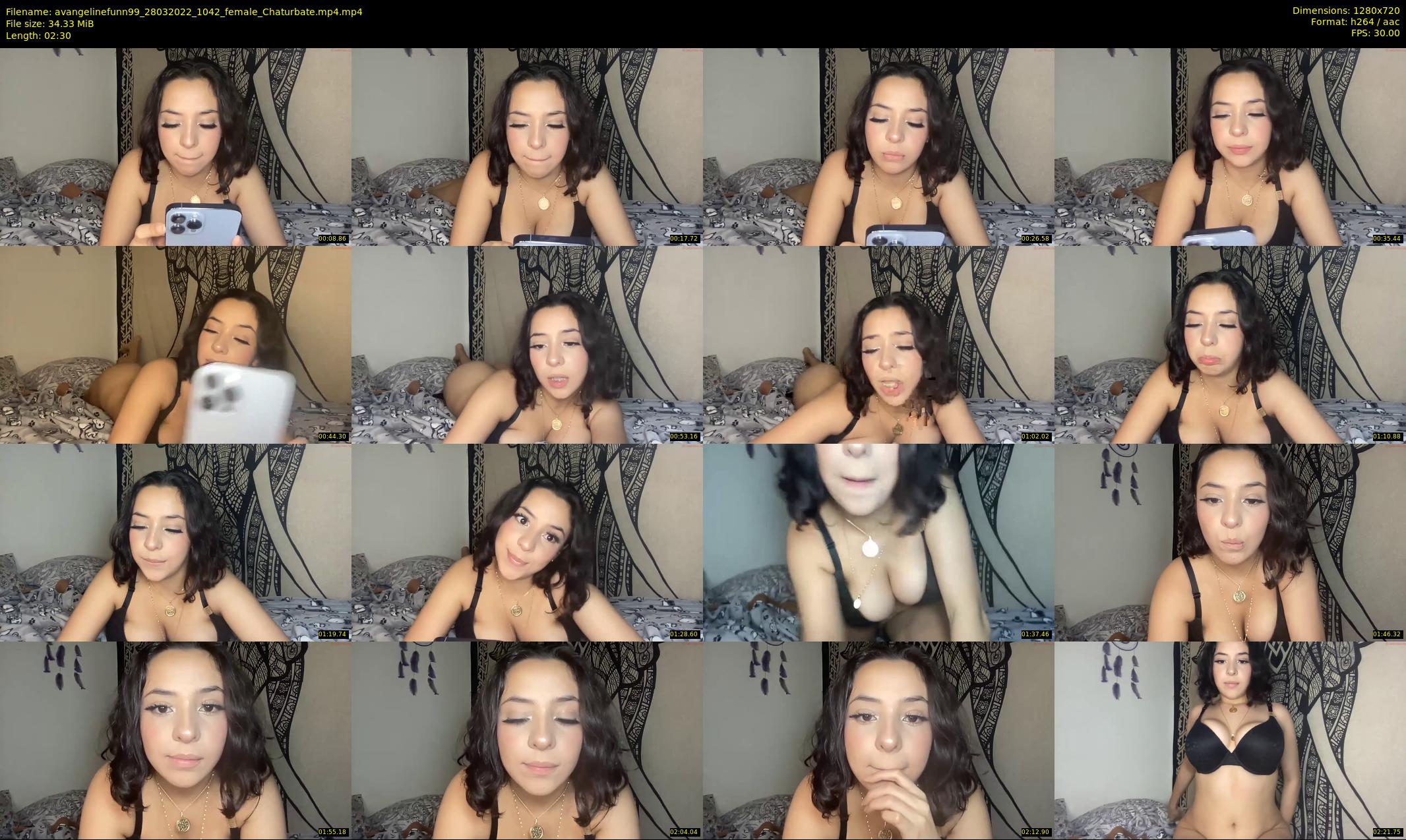 avangelinefunn99 — 3 minute Chaturbate female cam show recording, 720p, Mar 28, 2022