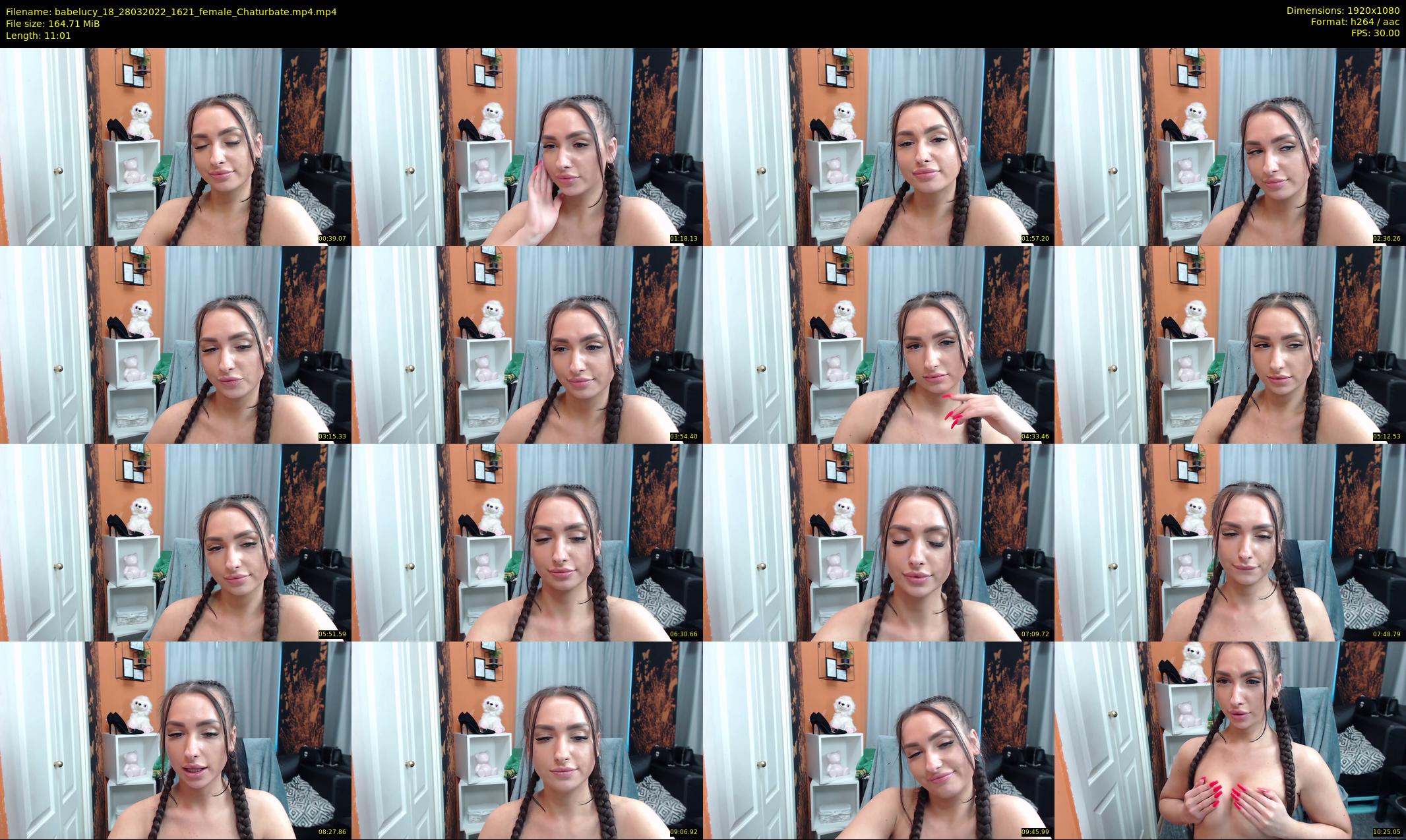 babelucy_18 — 12 minute Chaturbate female cam show recording, 1080p, Mar 28, 2022