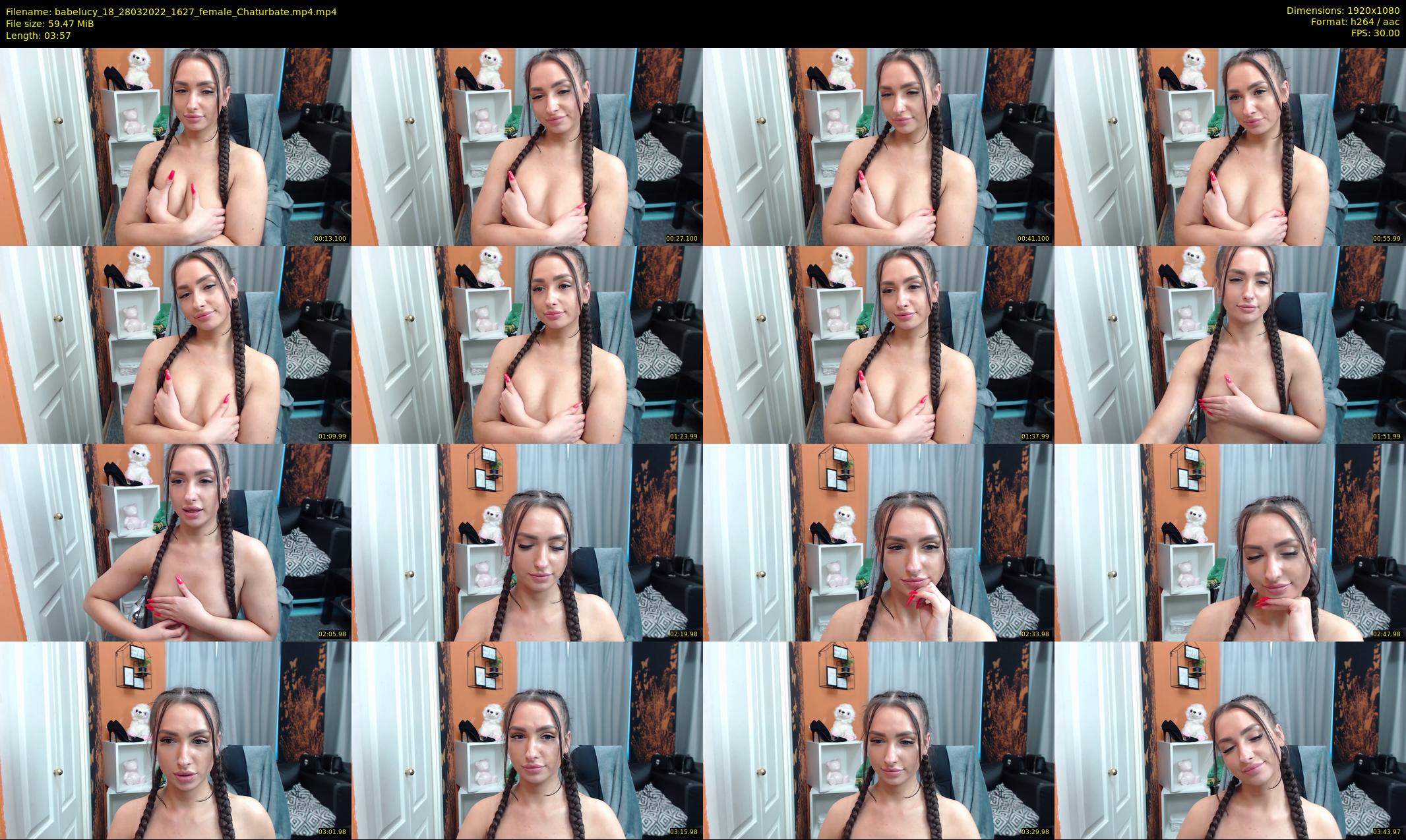 babelucy_18 — 4 minute Chaturbate female cam show recording, 1080p, Mar 28, 2022