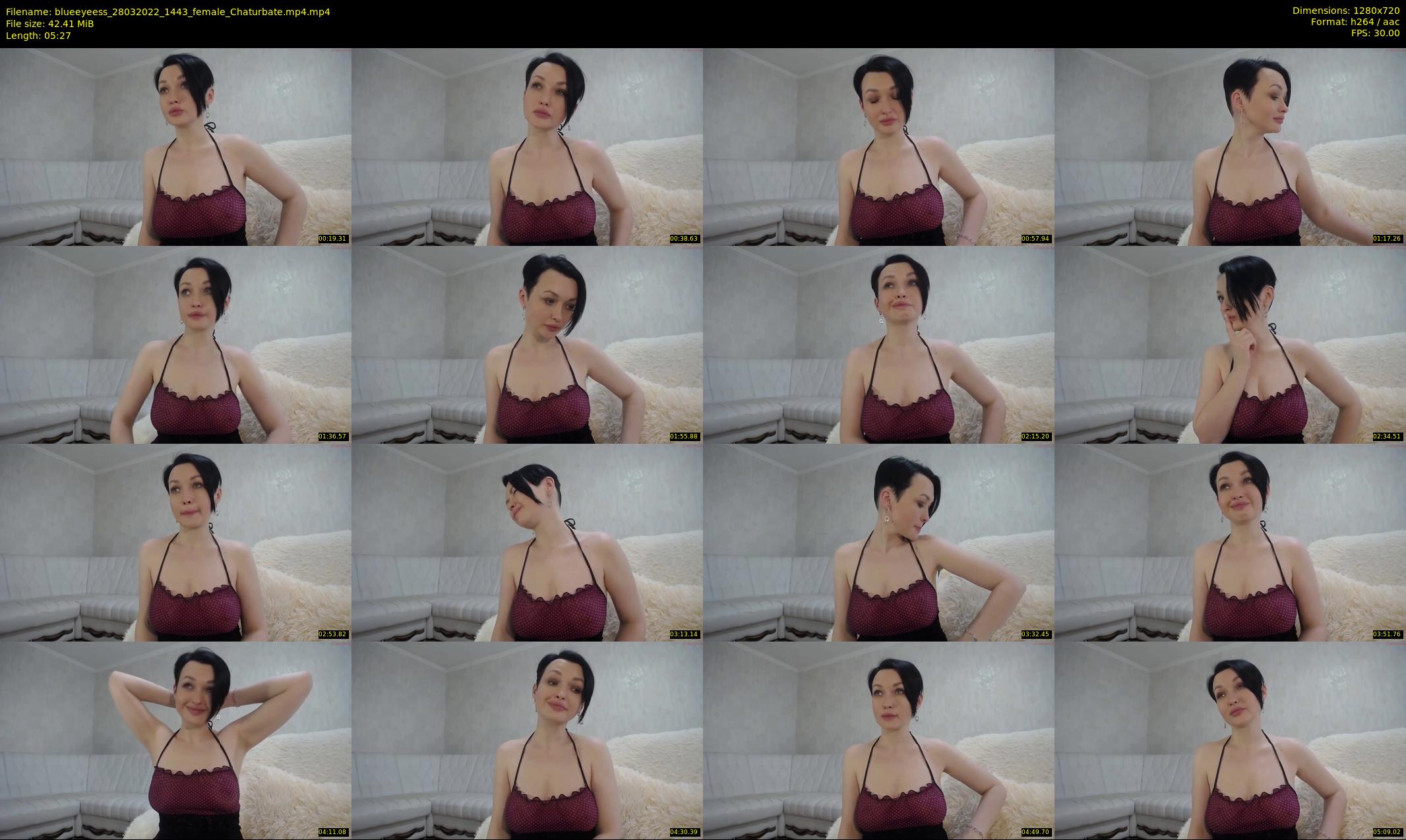 blueeyeess — 6 minute Chaturbate female cam show recording, 720p, Mar 28, 2022
