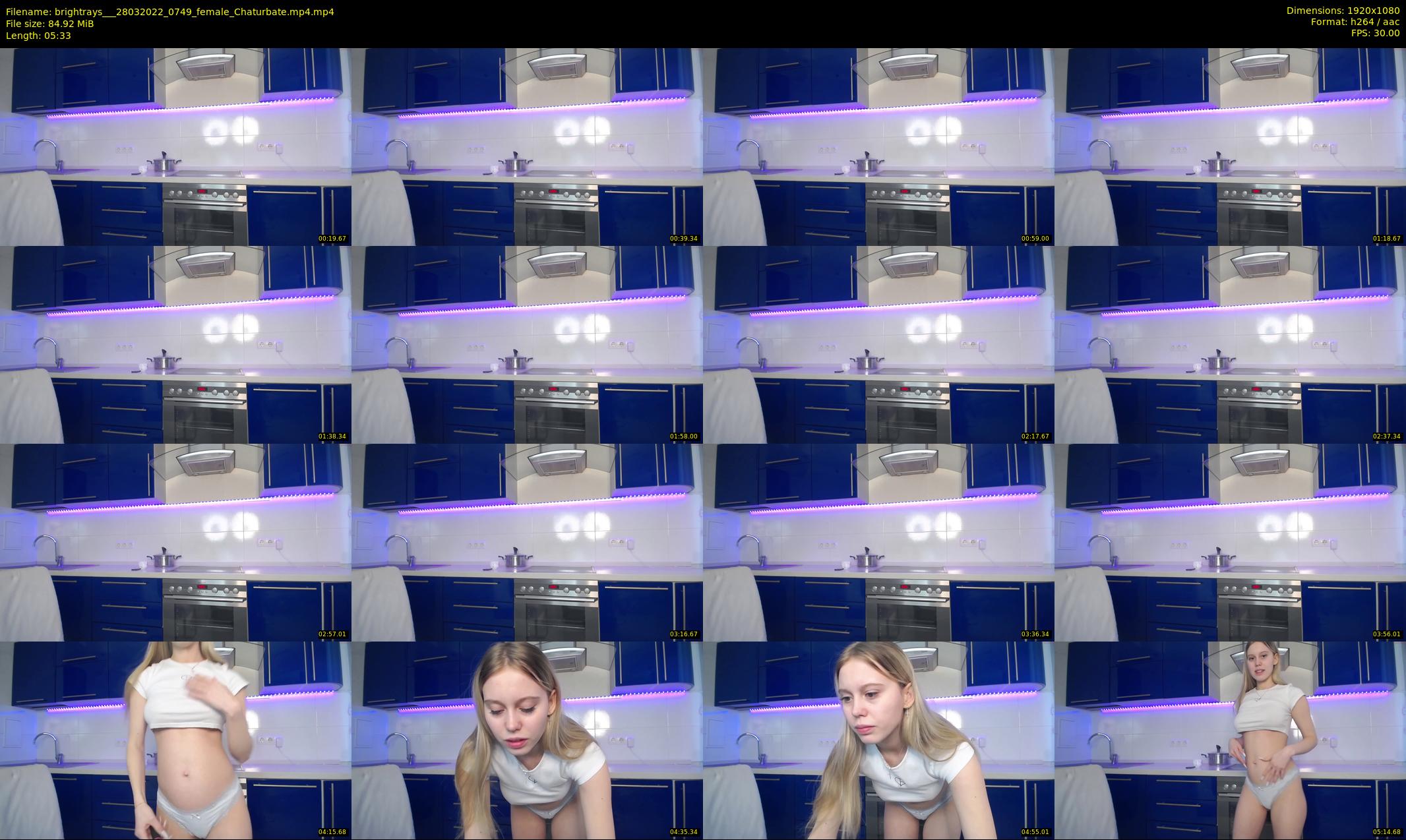 brightrays__ — 6 minute Chaturbate female cam show recording, 1080p, Mar 28, 2022