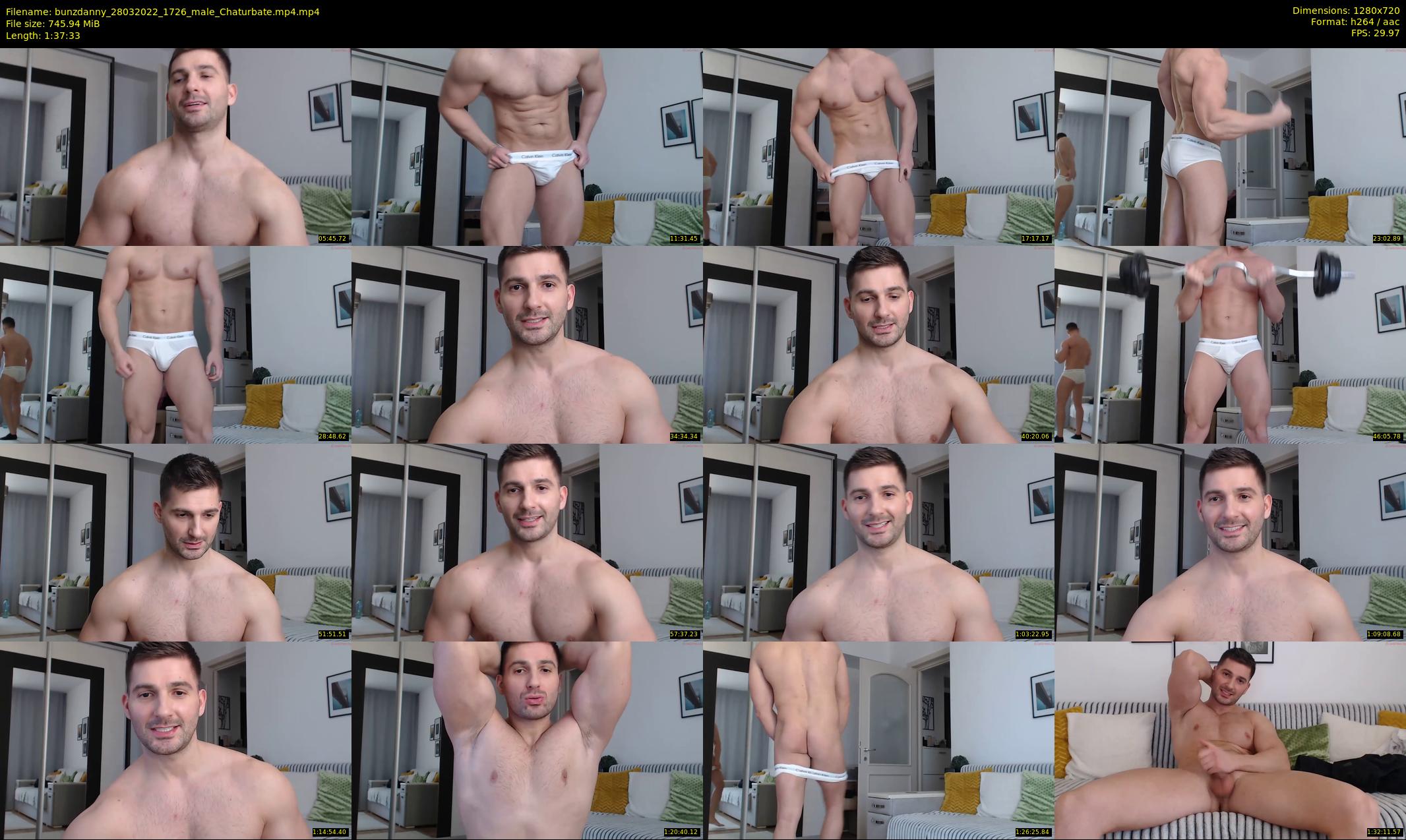 bunzdanny — 98 minute Chaturbate male cam show recording, 720p, Mar 28, 2022