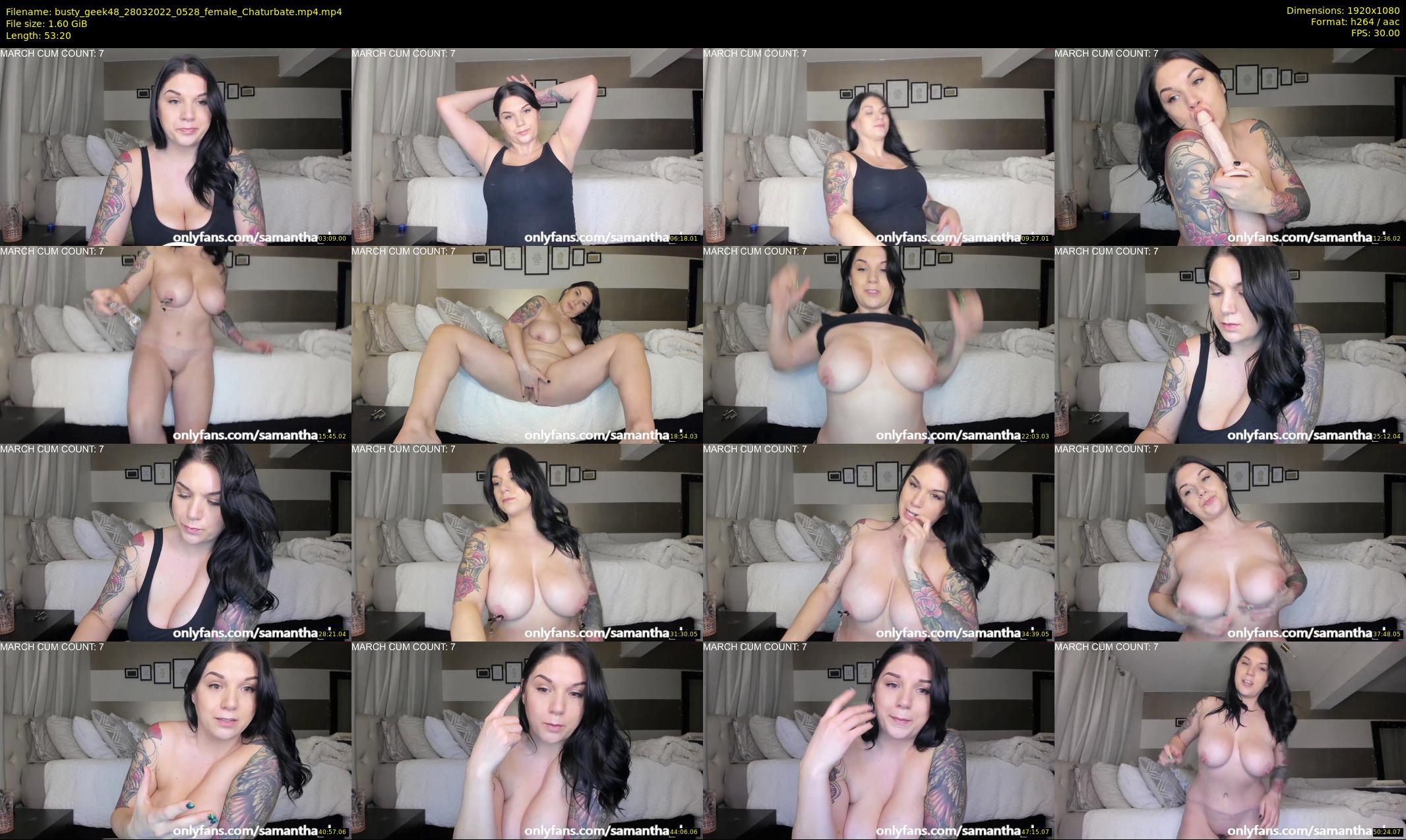 busty_geek48 — 54 minute Chaturbate female cam show recording, 1080p, Mar 28, 2022