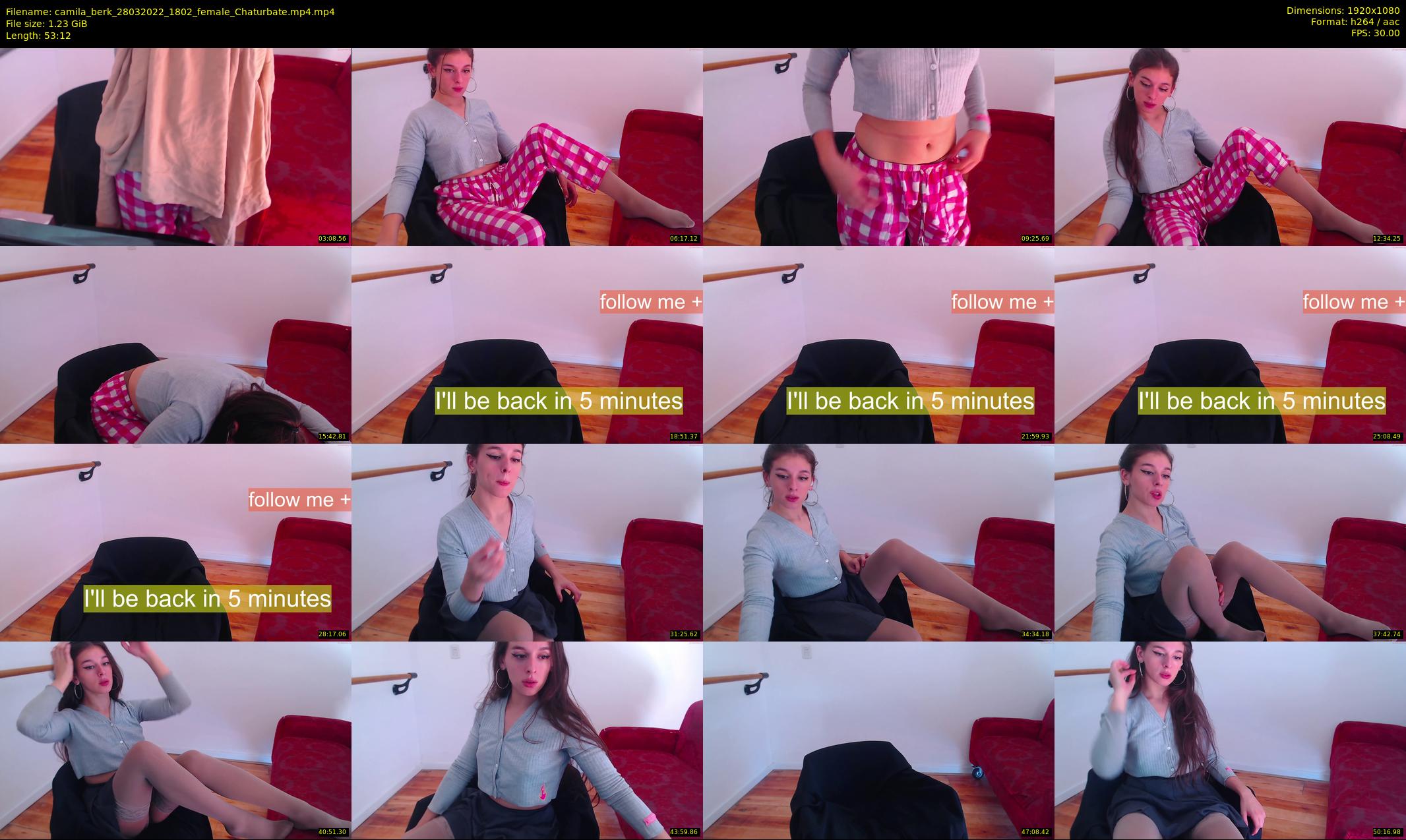 camila_berk — 54 minute Chaturbate female cam show recording, 1080p, Mar 28, 2022