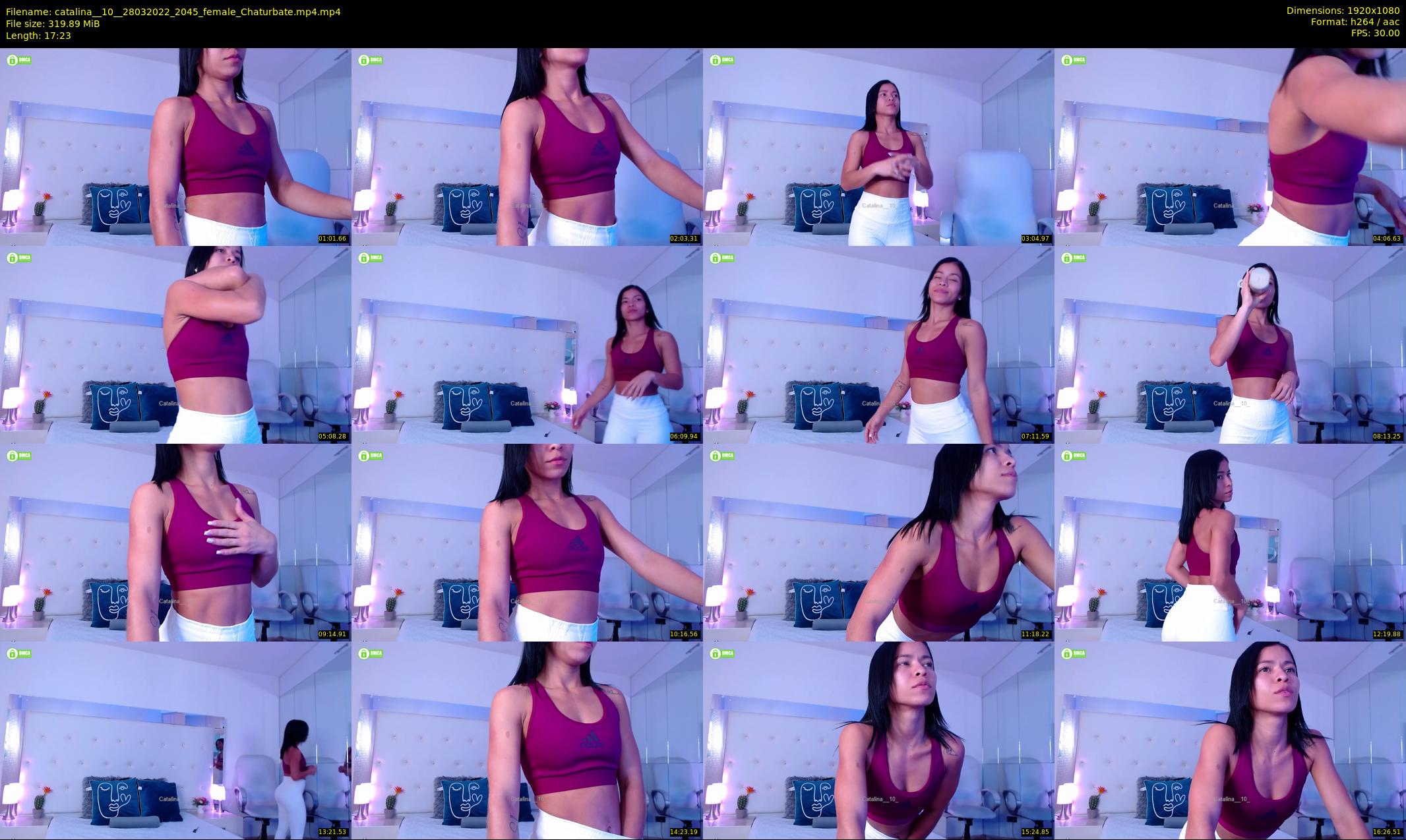 catalina__10_ — 18 minute Chaturbate female cam show recording, 1080p, Mar 28, 2022