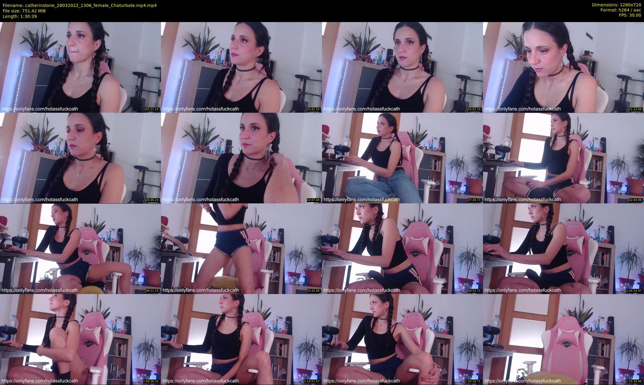 catherinstone — 91 minute Chaturbate female cam show recording, 720p, Mar 28, 2022