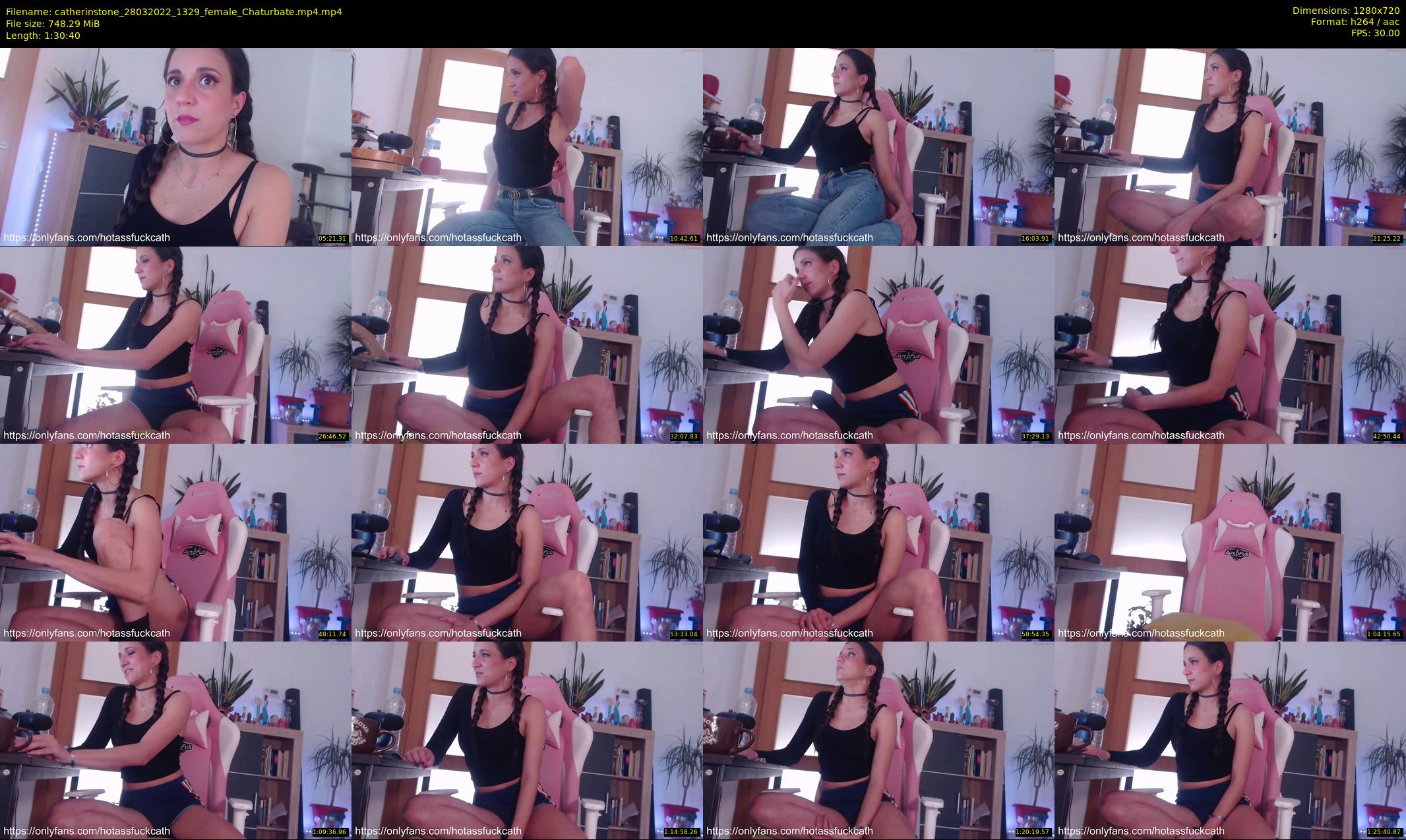 catherinstone — 91 minute Chaturbate female cam show recording, 720p, Mar 28, 2022