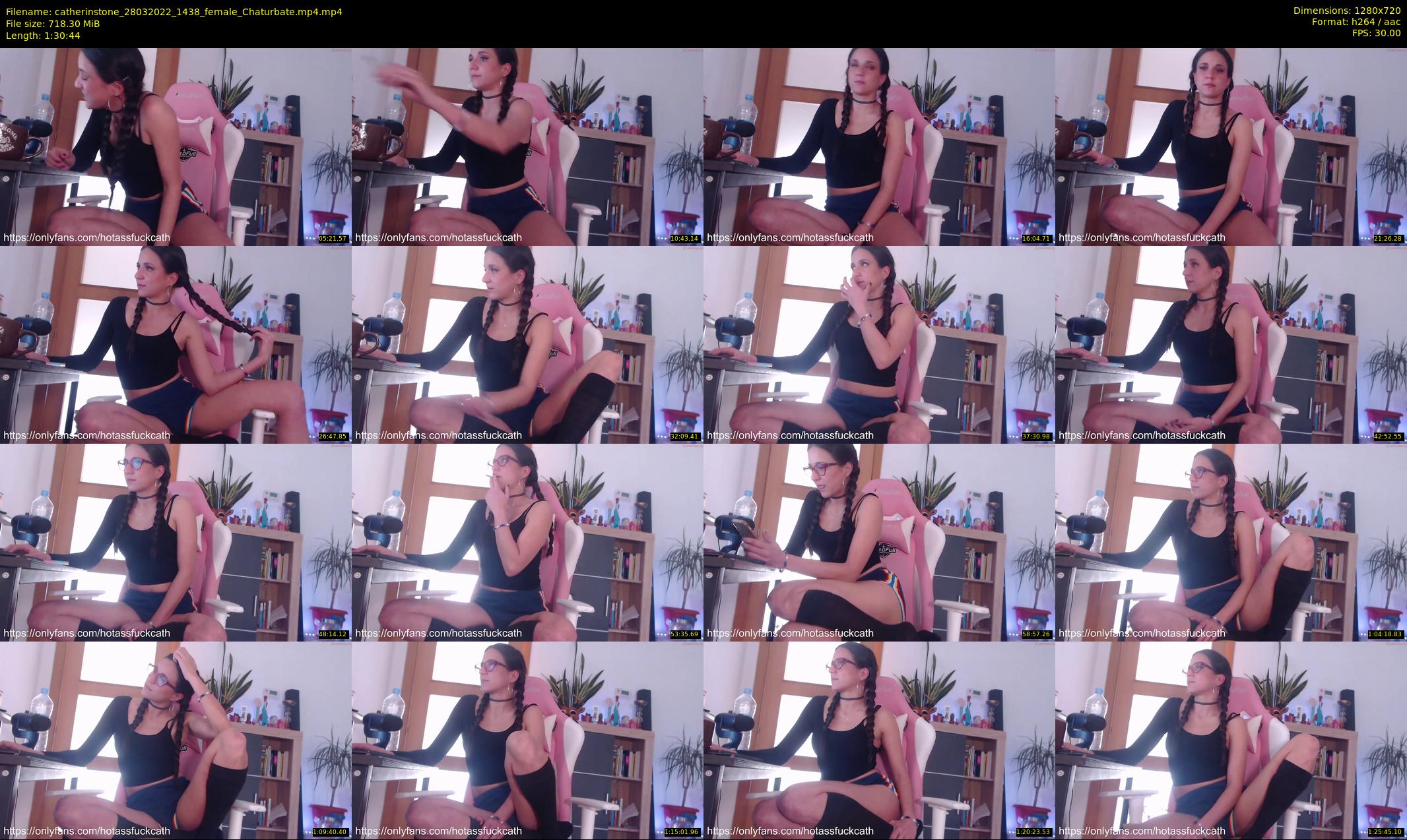 catherinstone — 91 minute Chaturbate female cam show recording, 720p, Mar 28, 2022