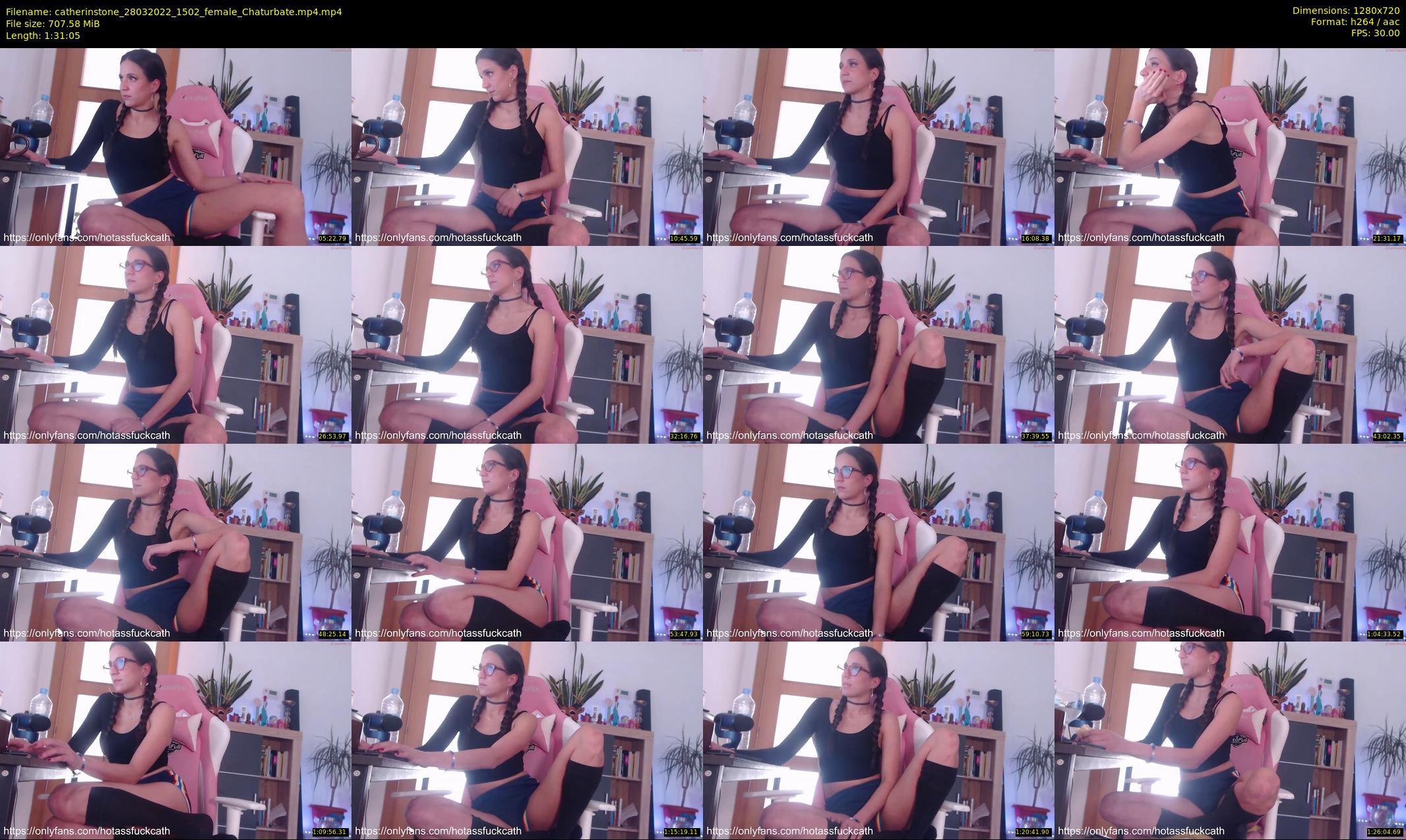 catherinstone — 92 minute Chaturbate female cam show recording, 720p, Mar 28, 2022