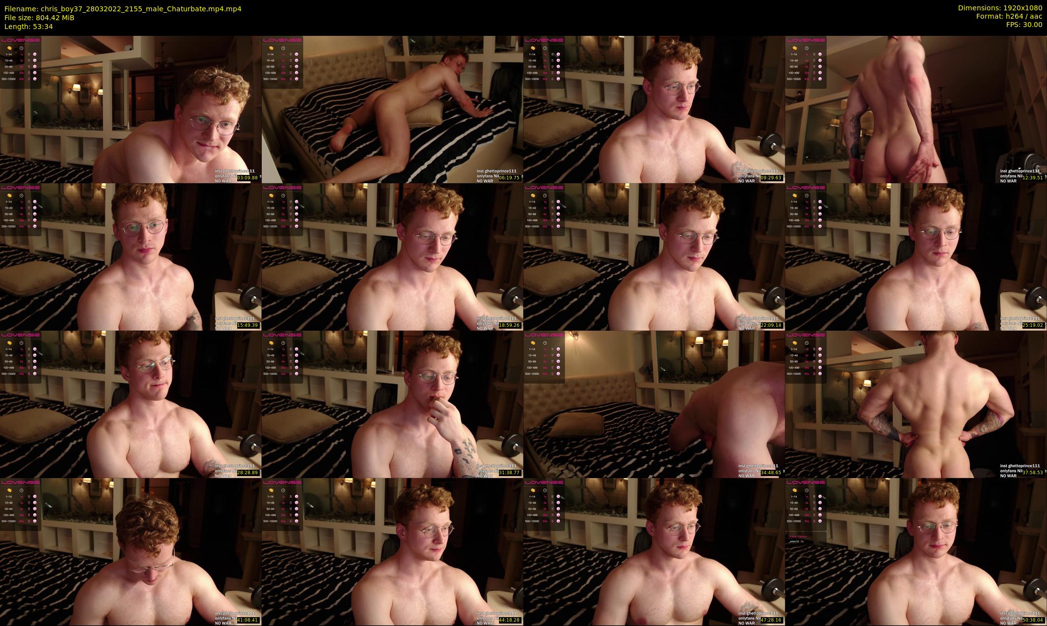 chris_boy37 — 54 minute Chaturbate male cam show recording, 1080p, Mar 28, 2022