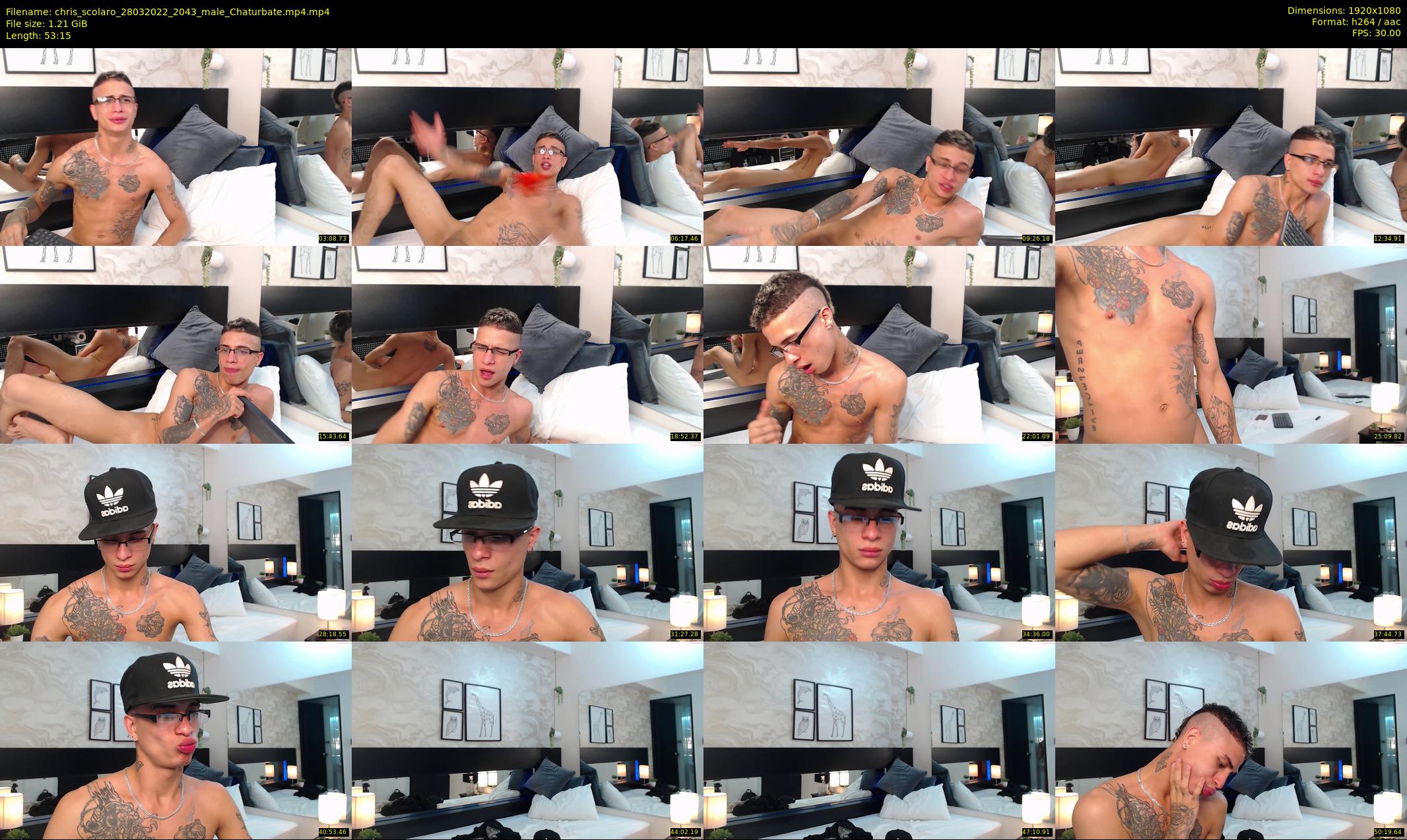 chris_scolaro — 54 minute Chaturbate male cam show recording, 1080p, Mar 28, 2022