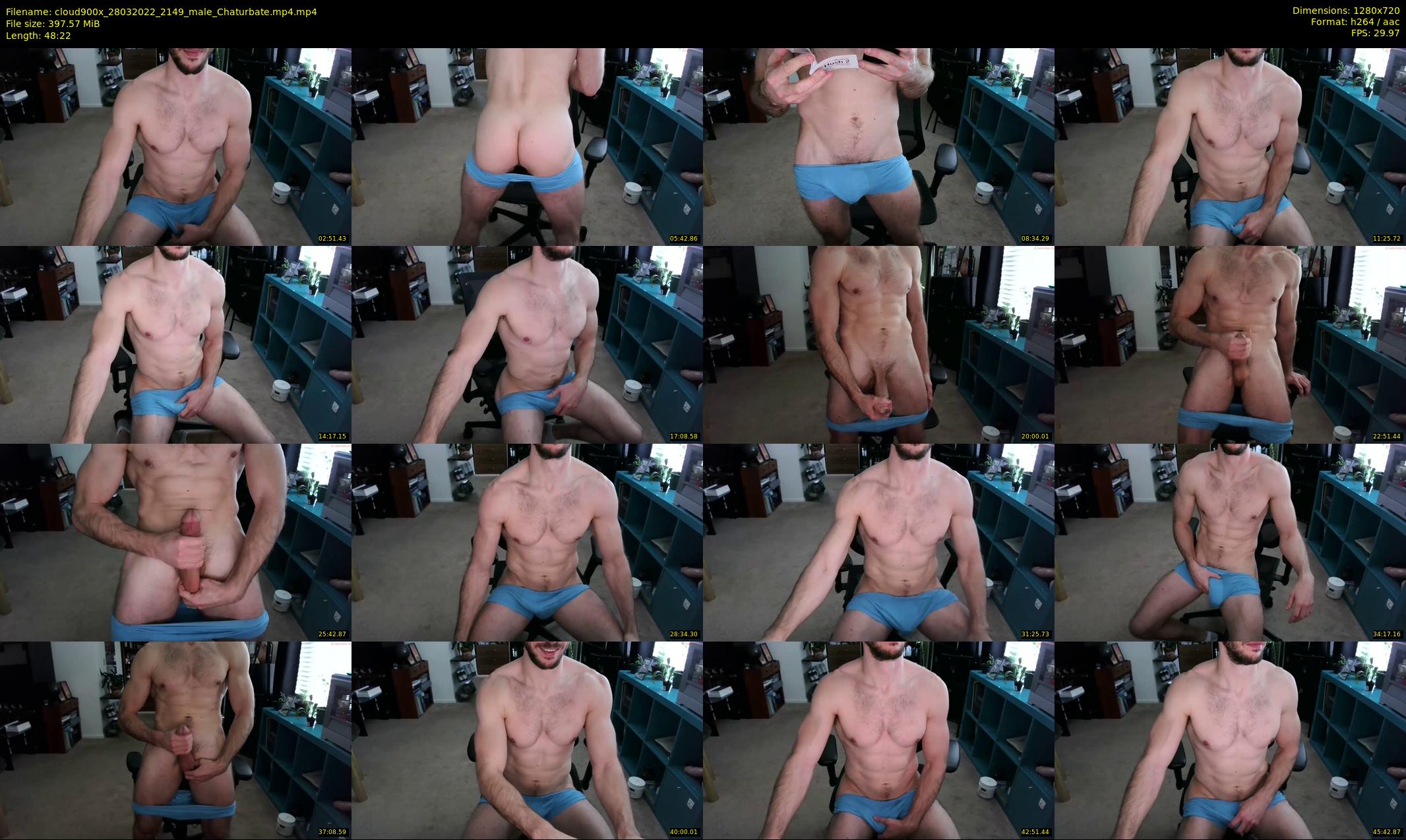 cloud900x — 49 minute Chaturbate male cam show recording, 720p, Mar 28, 2022