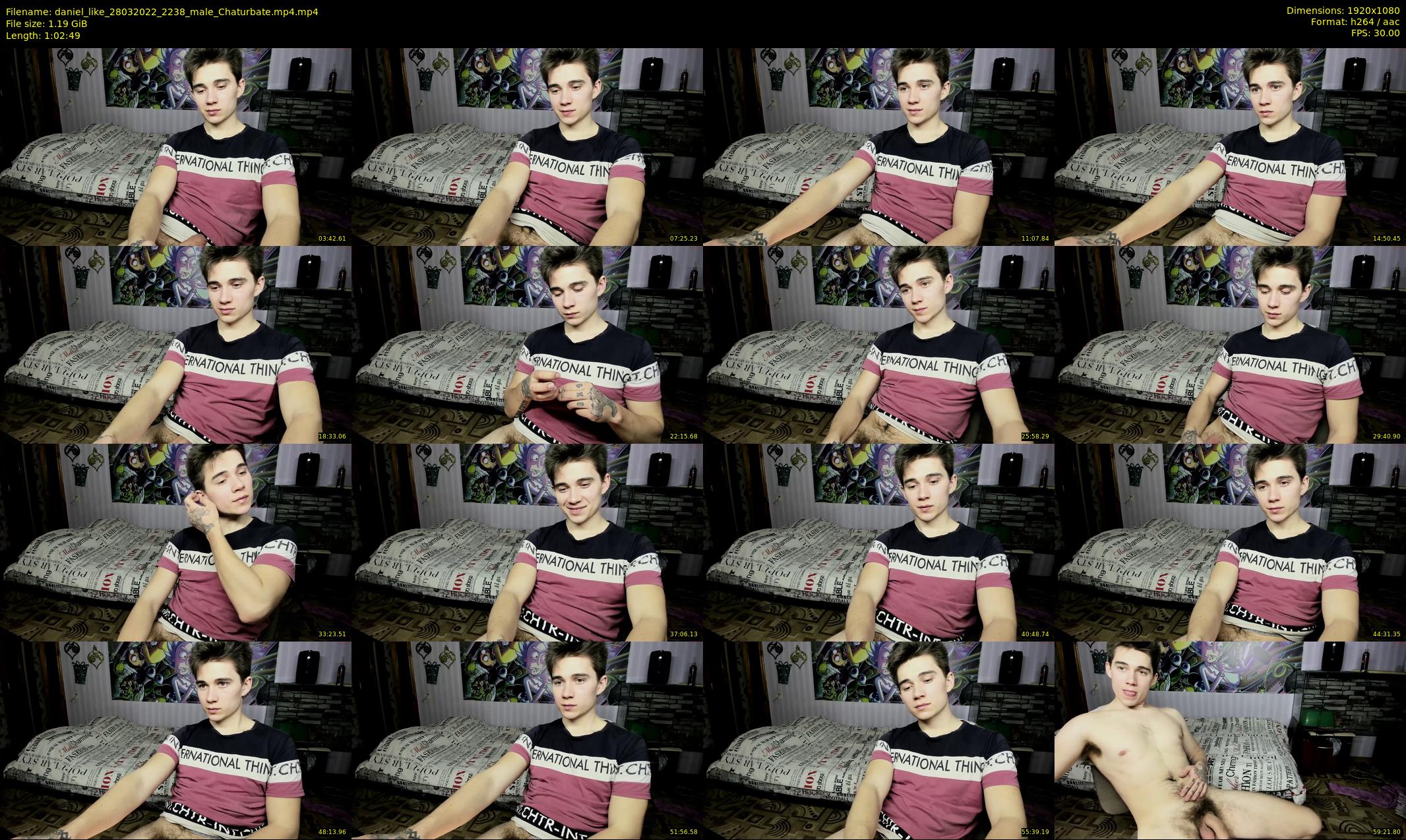 daniel_like — 63 minute Chaturbate male cam show recording, 1080p, Mar 28, 2022