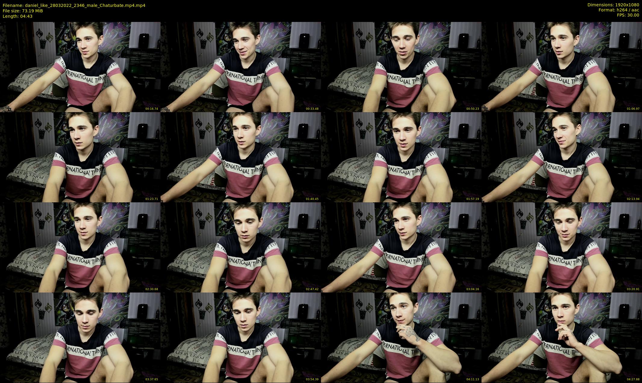 daniel_like — 5 minute Chaturbate male cam show recording, 1080p, Mar 28, 2022