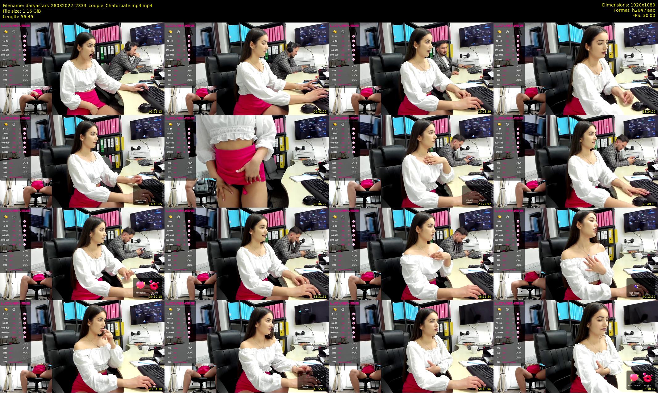 daryastars — 57 minute Chaturbate couple cam show recording, 1080p, Mar 28, 2022
