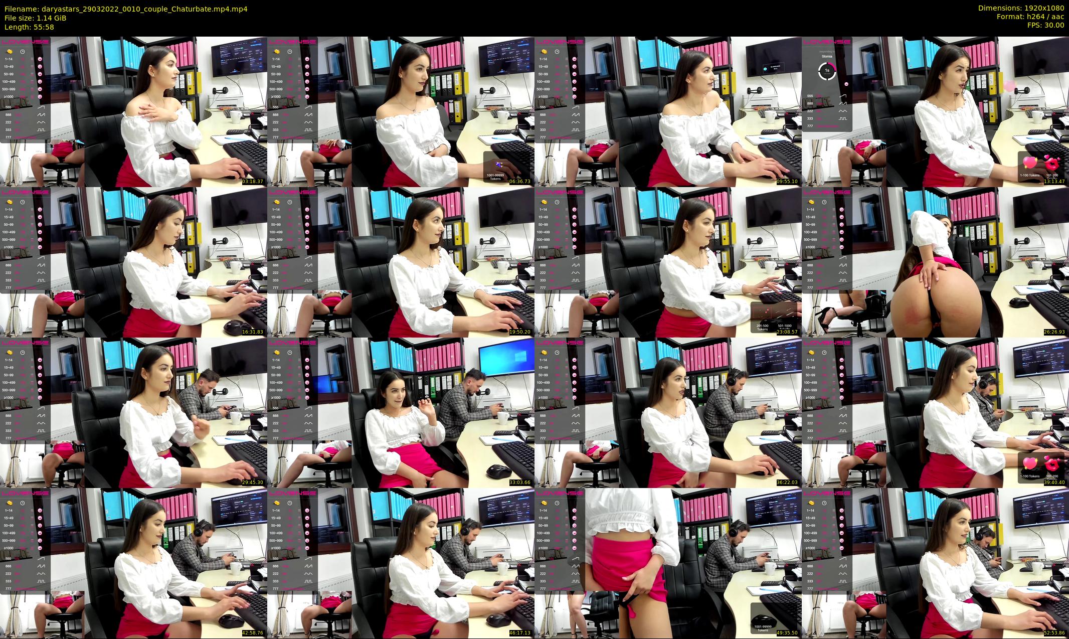 daryastars — 56 minute Chaturbate couple cam show recording, 1080p, Mar 29, 2022