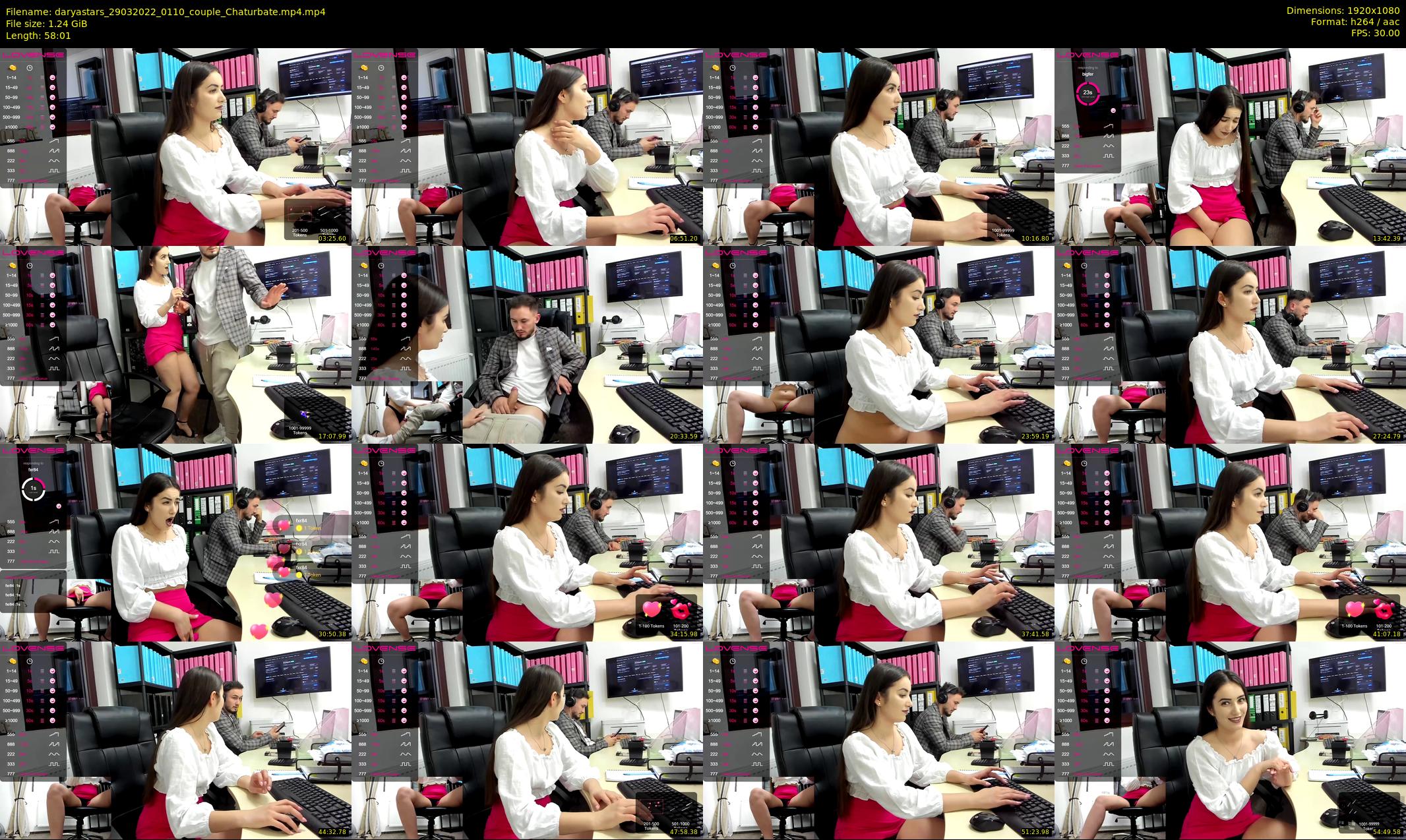daryastars — 59 minute Chaturbate couple cam show recording, 1080p, Mar 29, 2022