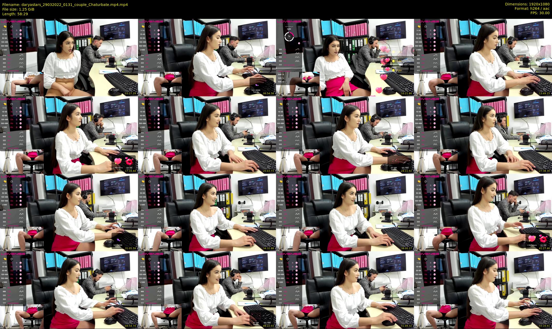 daryastars — 59 minute Chaturbate couple cam show recording, 1080p, Mar 29, 2022