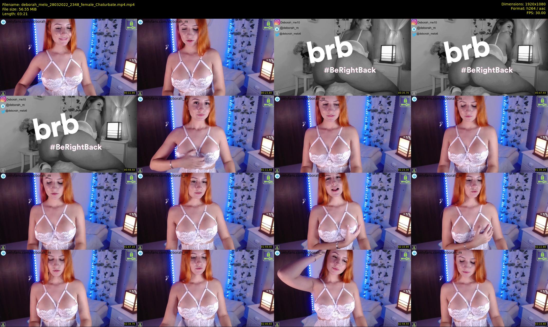 deborah_melo — 4 minute Chaturbate female cam show recording, 1080p, Mar 28, 2022