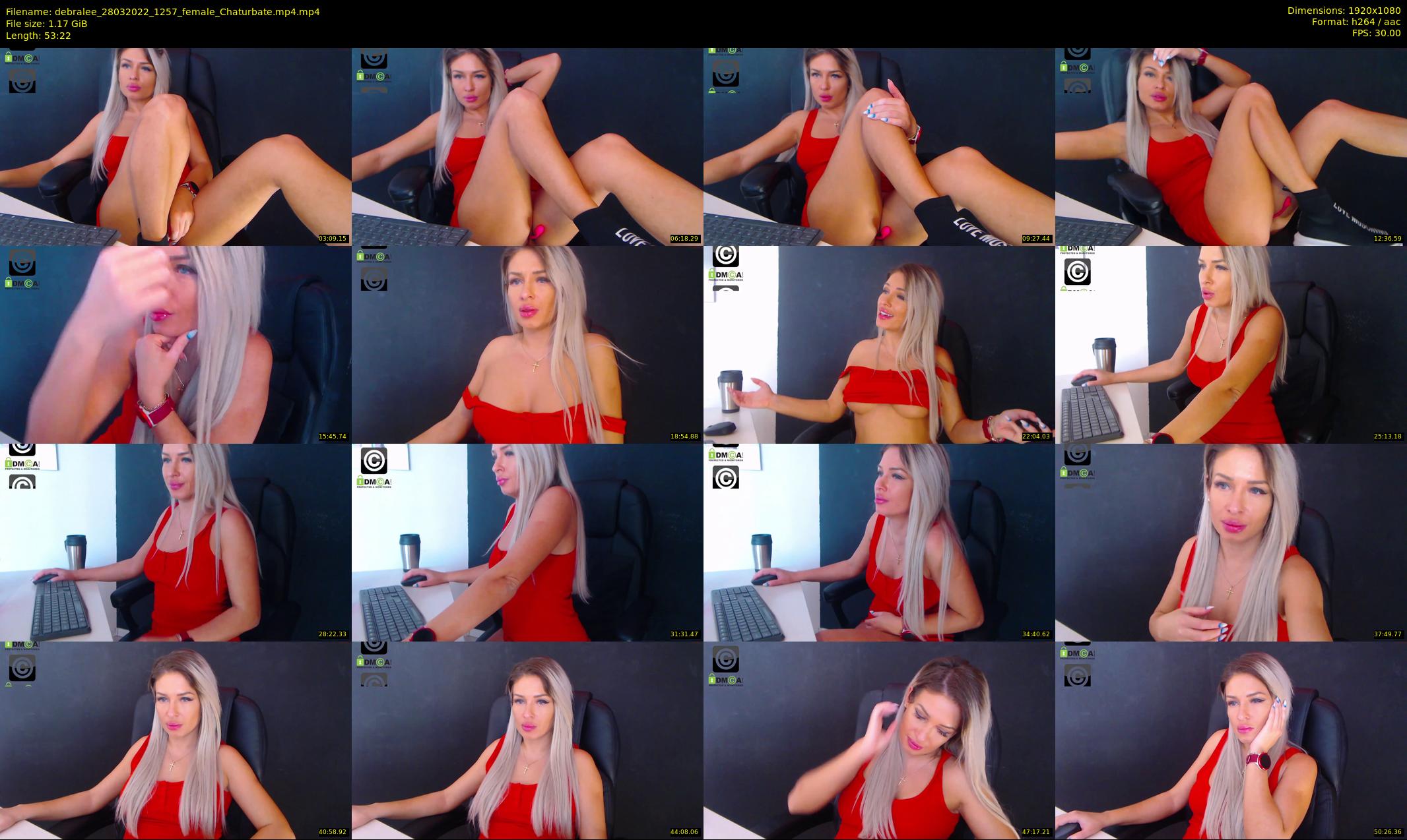 debralee — 54 minute Chaturbate female cam show recording, 1080p, Mar 28, 2022