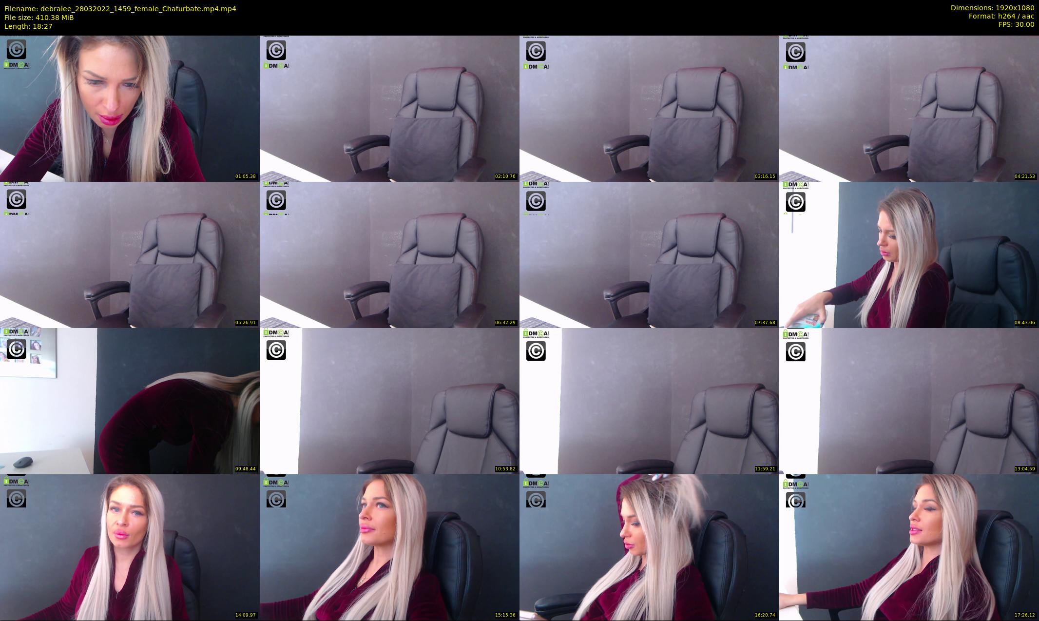 debralee — 19 minute Chaturbate female cam show recording, 1080p, Mar 28, 2022