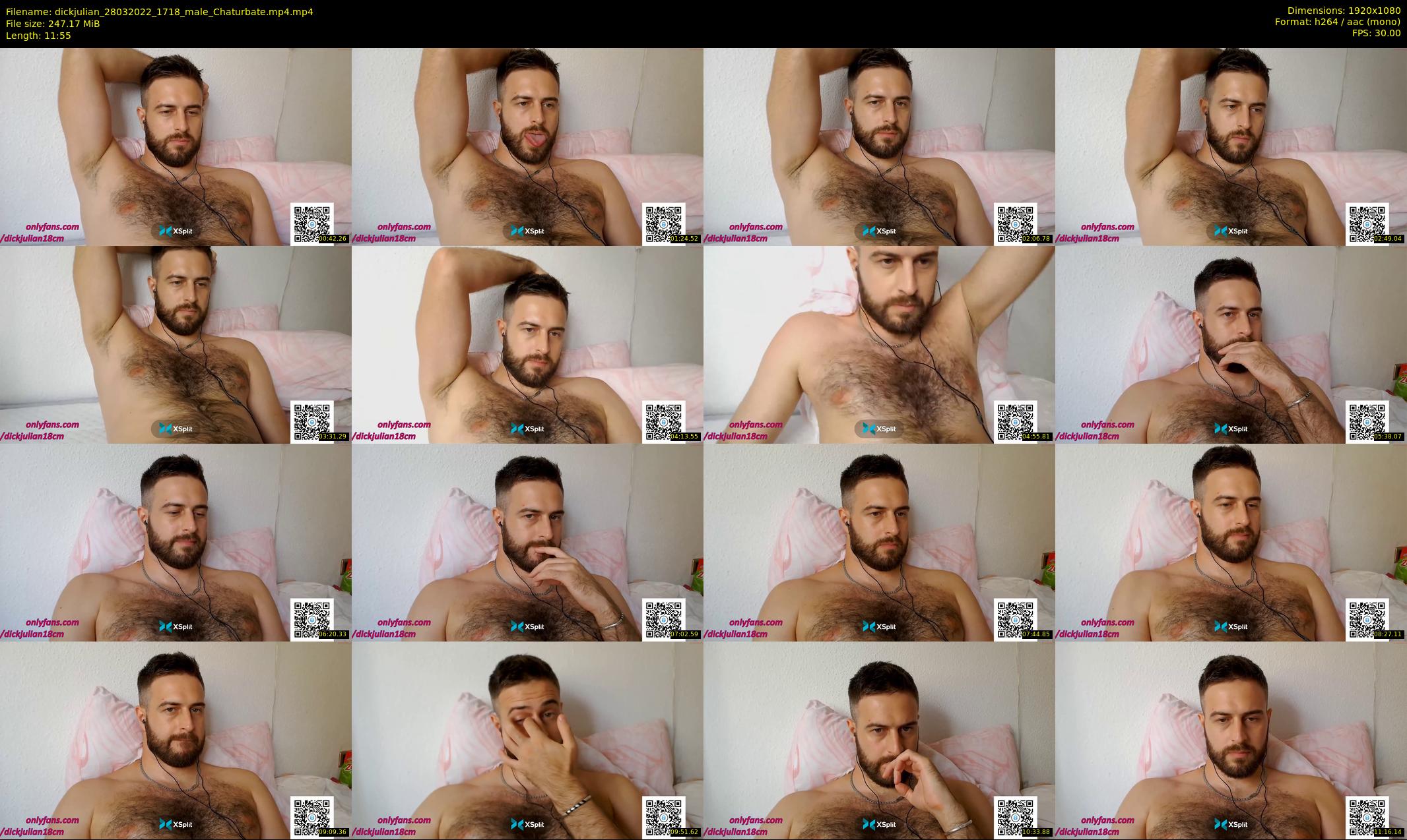 dickjulian — 12 minute Chaturbate male cam show recording, 1080p, Mar 28, 2022