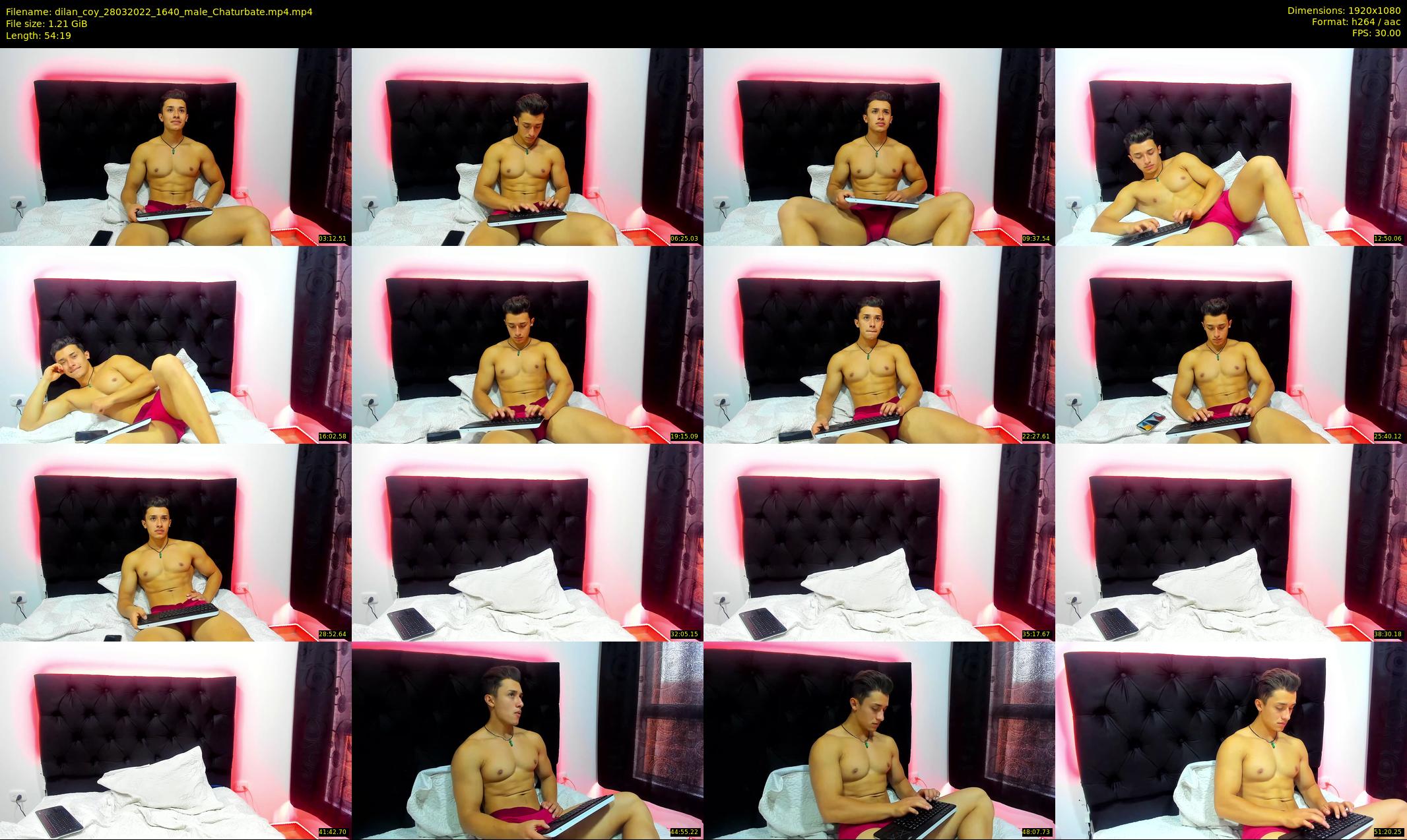 dilan_coy — 55 minute Chaturbate male cam show recording, 1080p, Mar 28, 2022