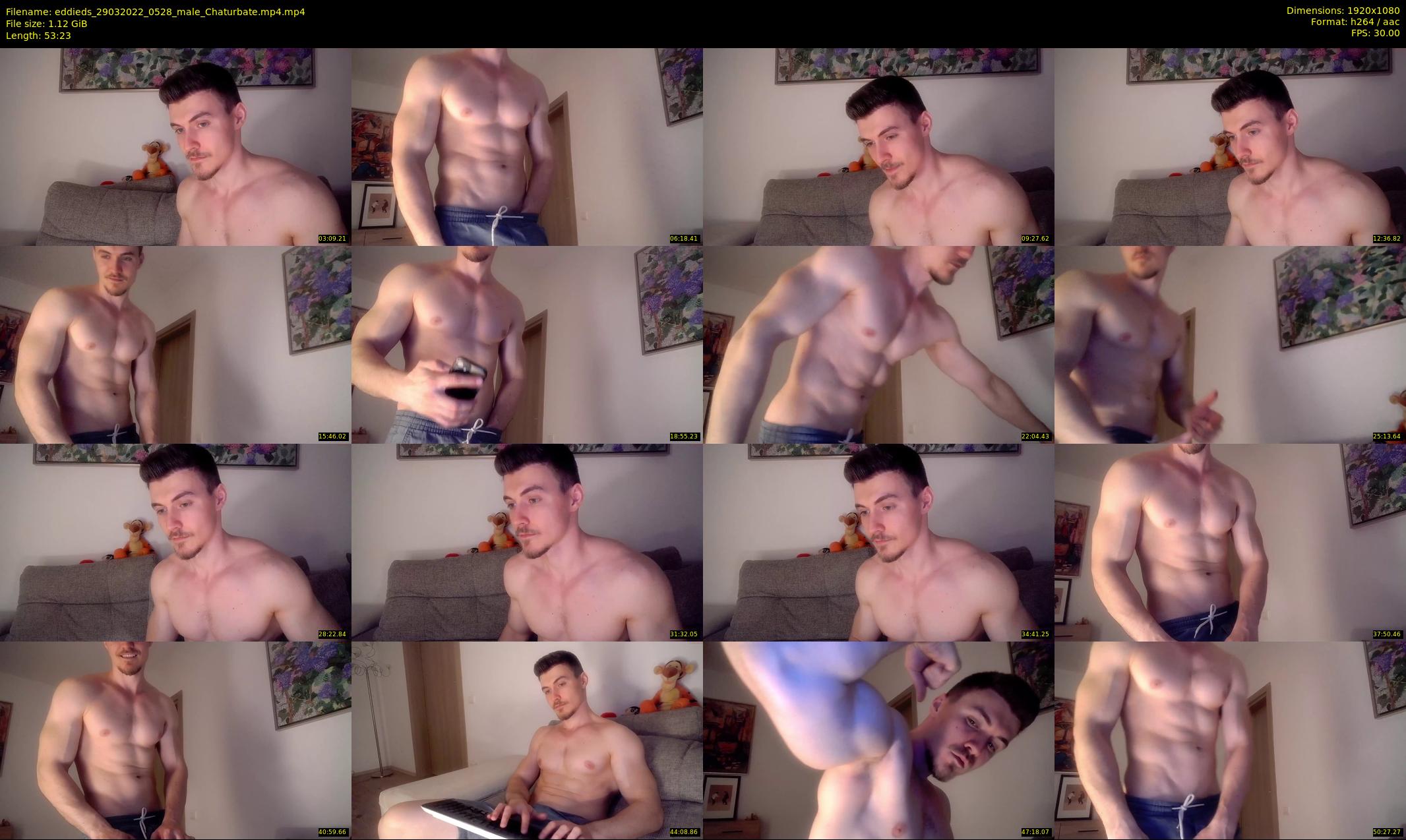 eddieds — 54 minute Chaturbate male cam show recording, 1080p, Mar 29, 2022
