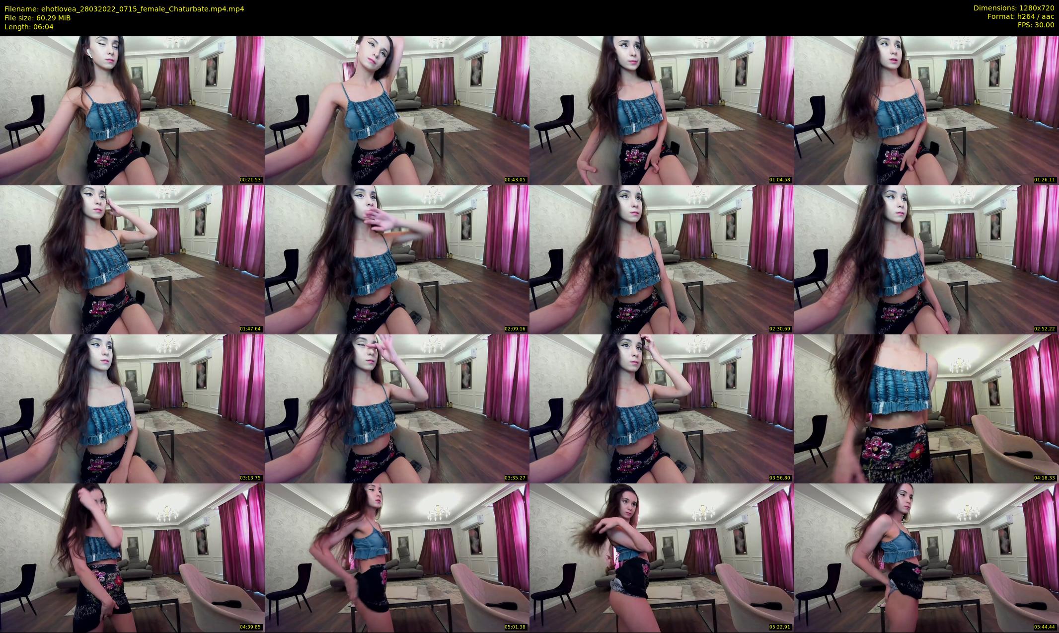 ehotlovea — 7 minute Chaturbate female cam show recording, 720p, Mar 28, 2022