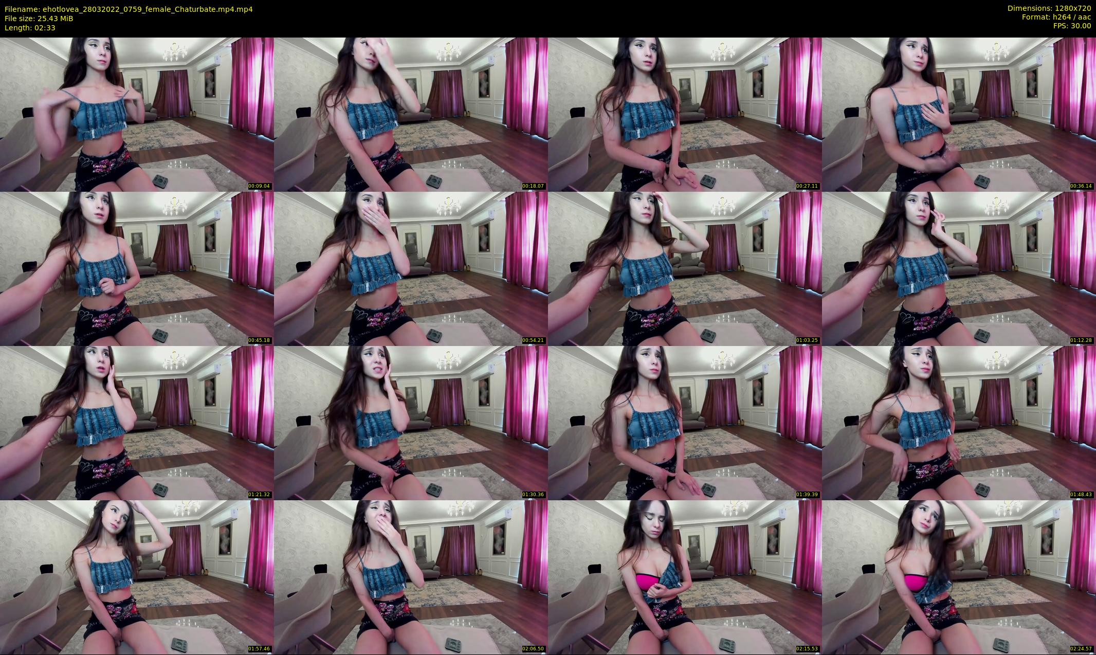ehotlovea — 3 minute Chaturbate female cam show recording, 720p, Mar 28, 2022
